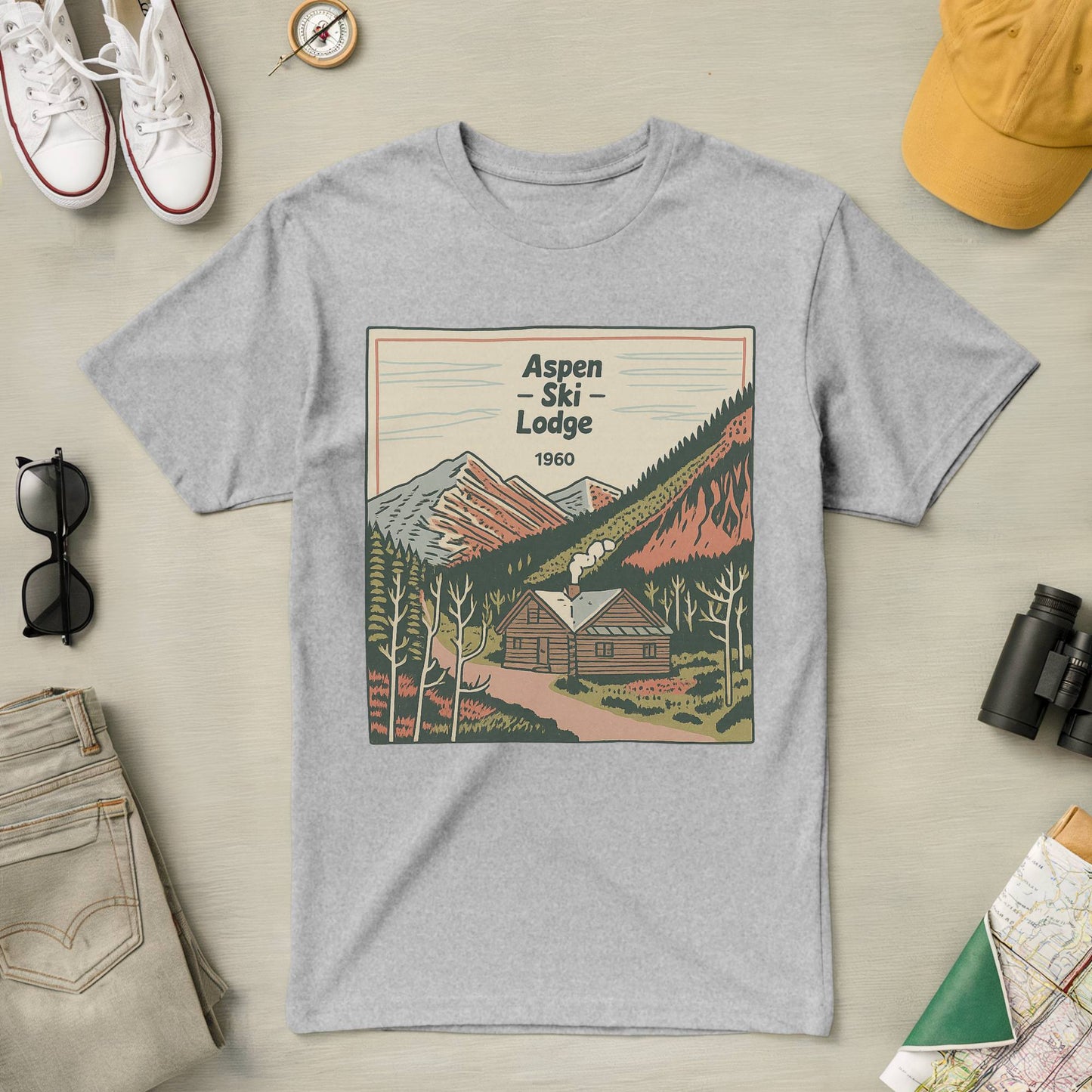 Aspen Ski Lodge Tee
