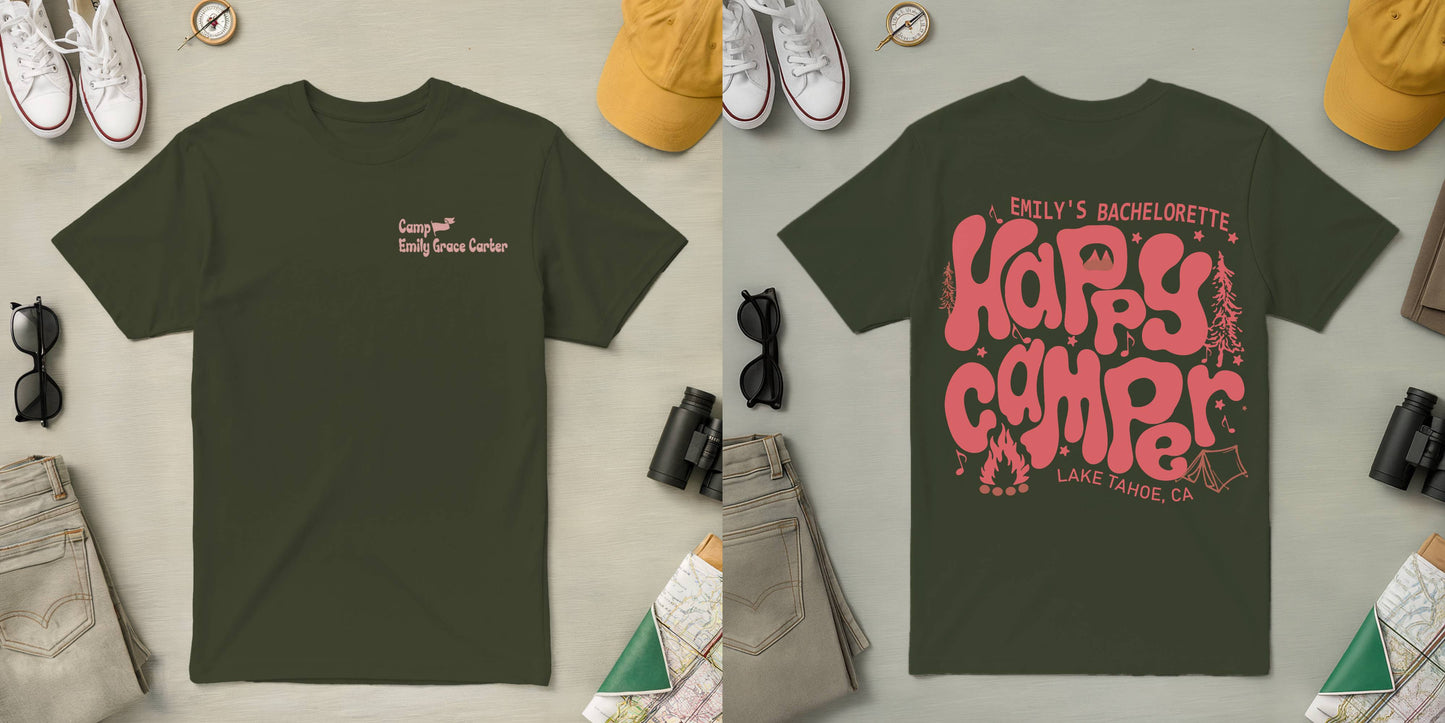 Bachelorette Camp Tee (personalized)
