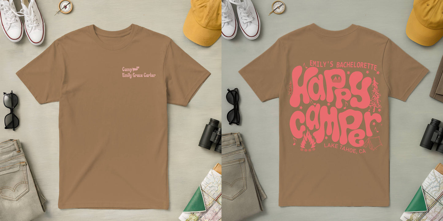 Bachelorette Camp Tee (personalized)