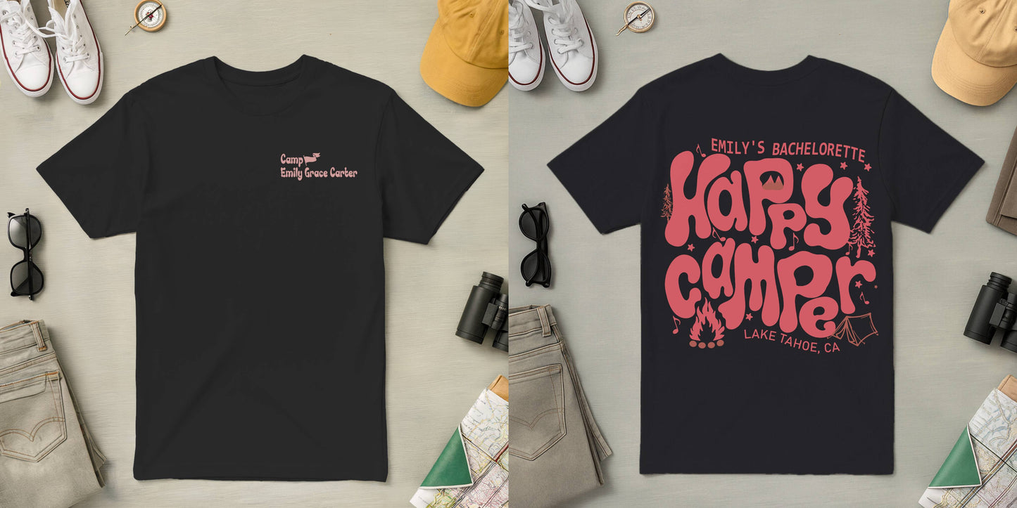 Bachelorette Camp Tee (personalized)