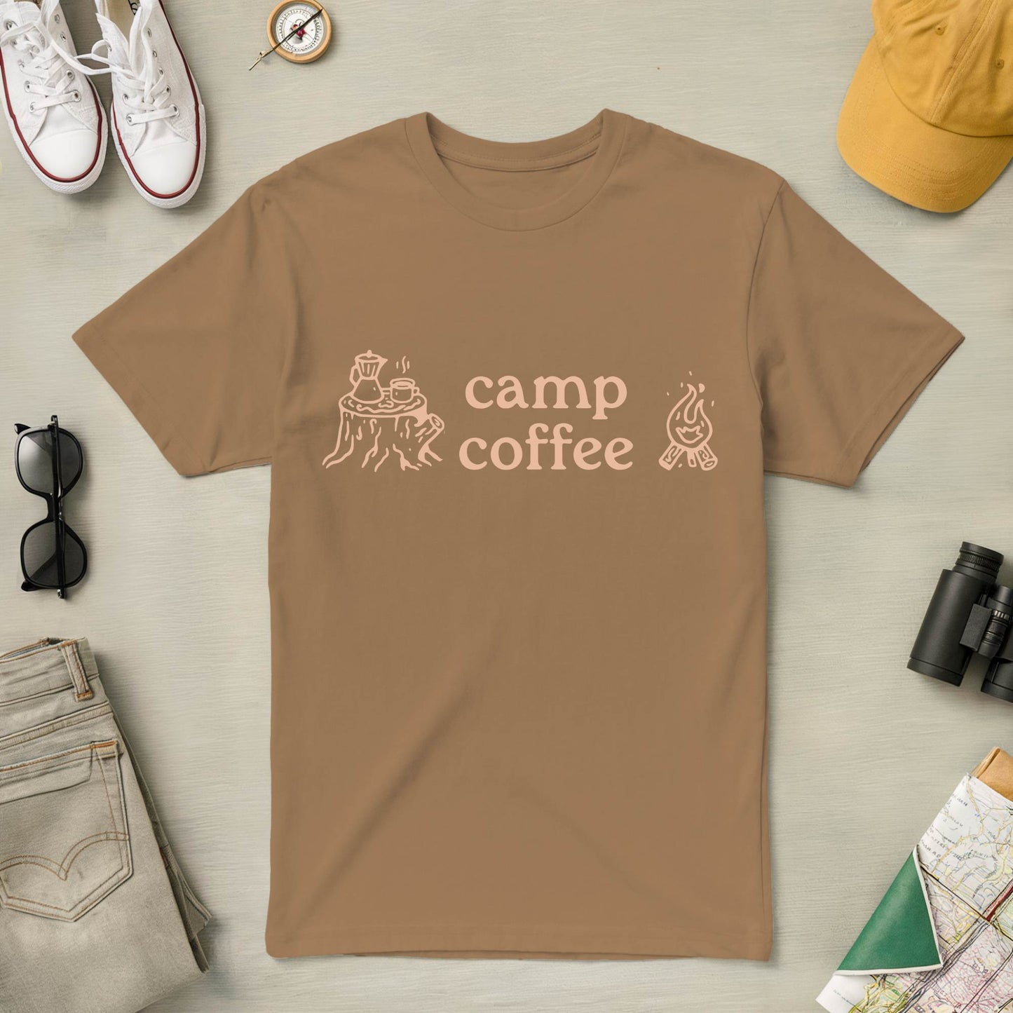 Camp Coffee Tee