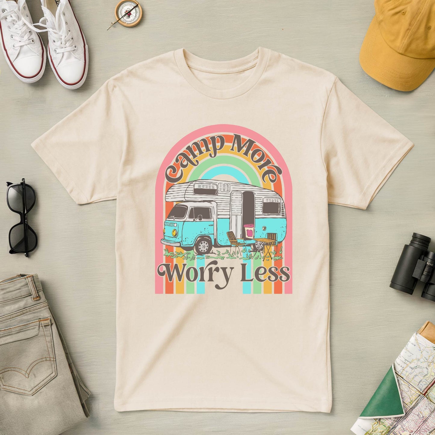 Camp More Worry Less Tee (Ver 2)