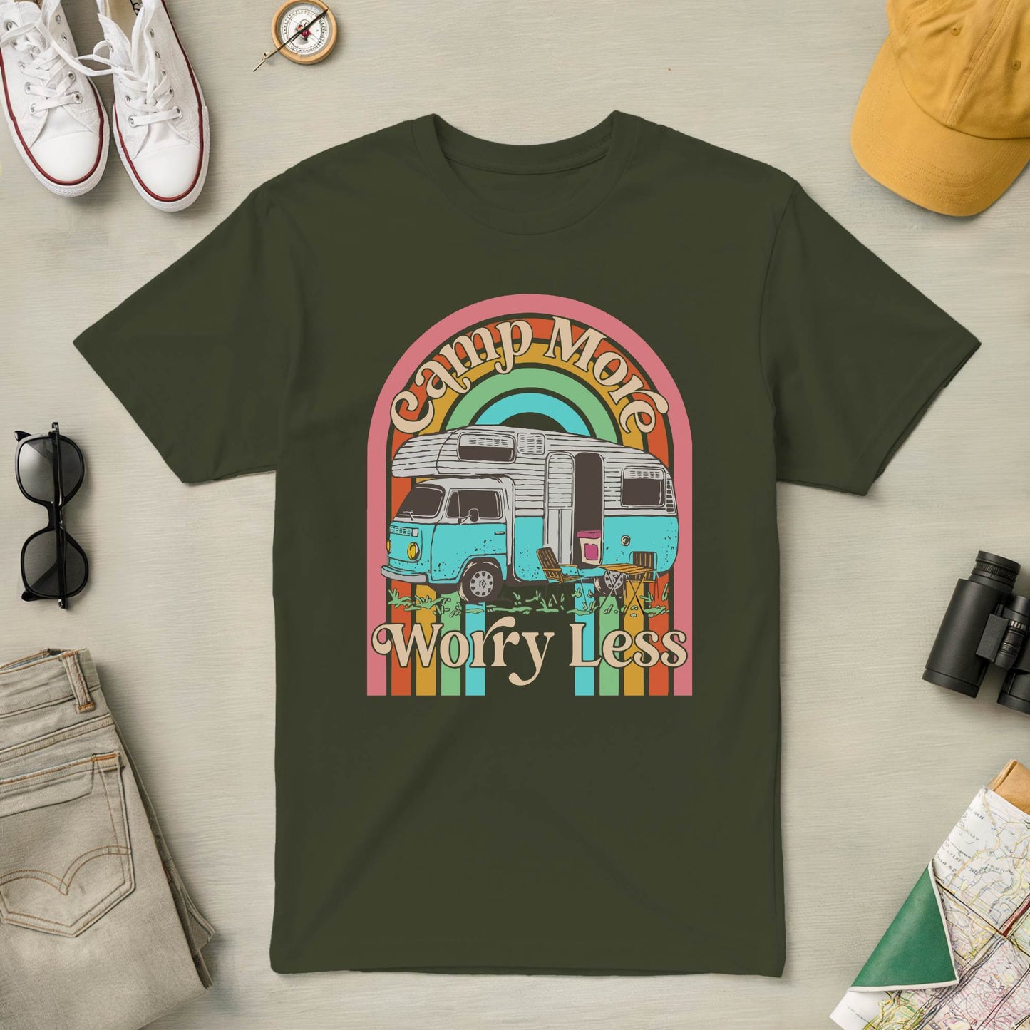 Camp More Worry Less Tee (Ver 2)