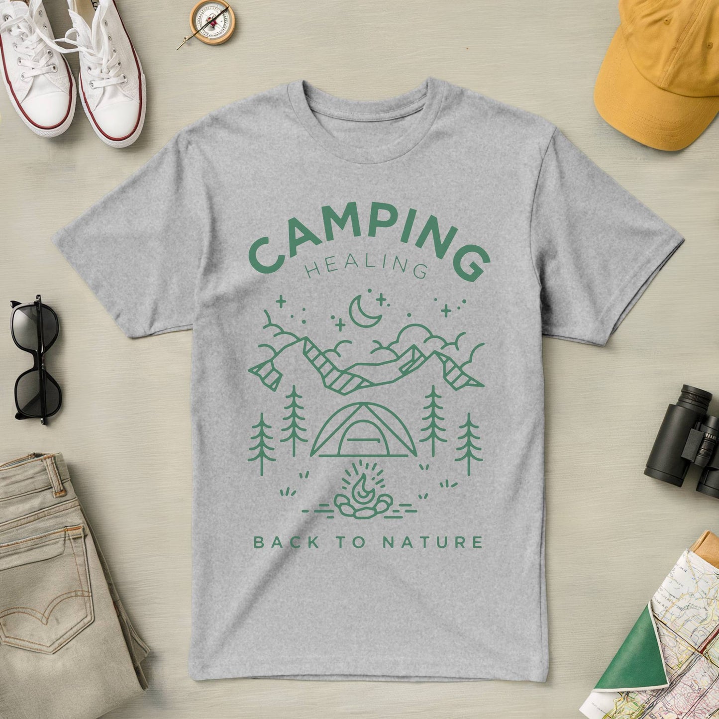 Camping Healing Tee