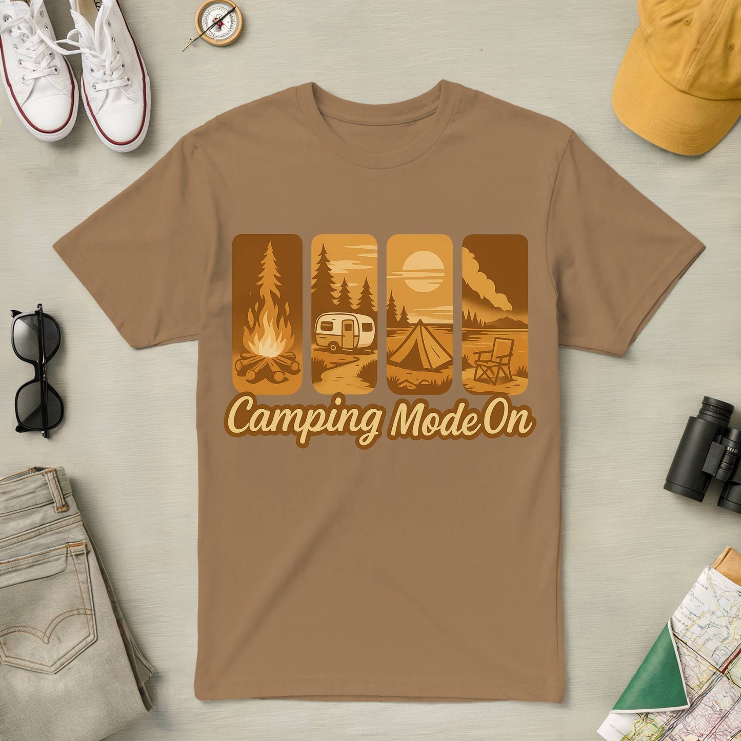 Camping Mode On Tee