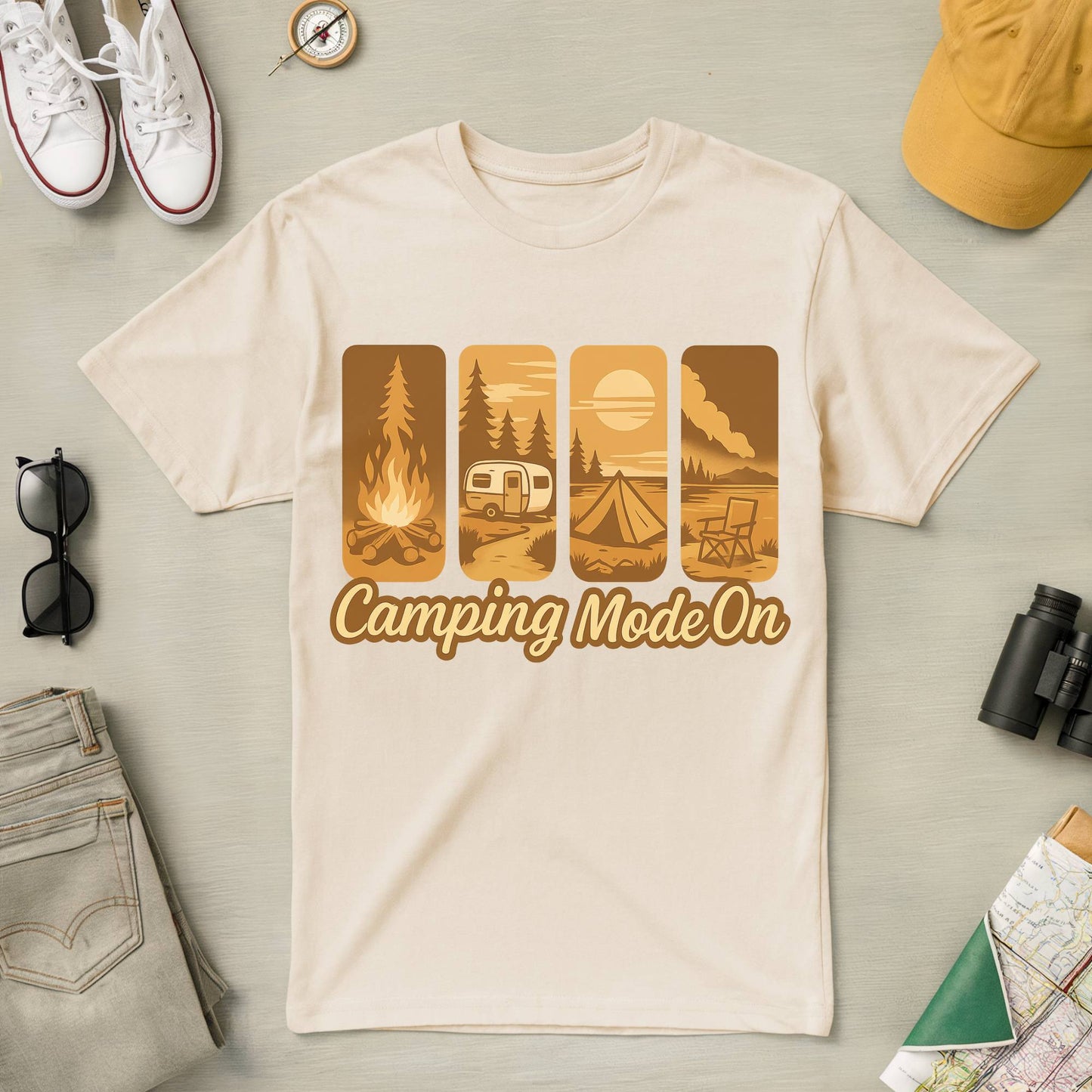 Camping Mode On Tee