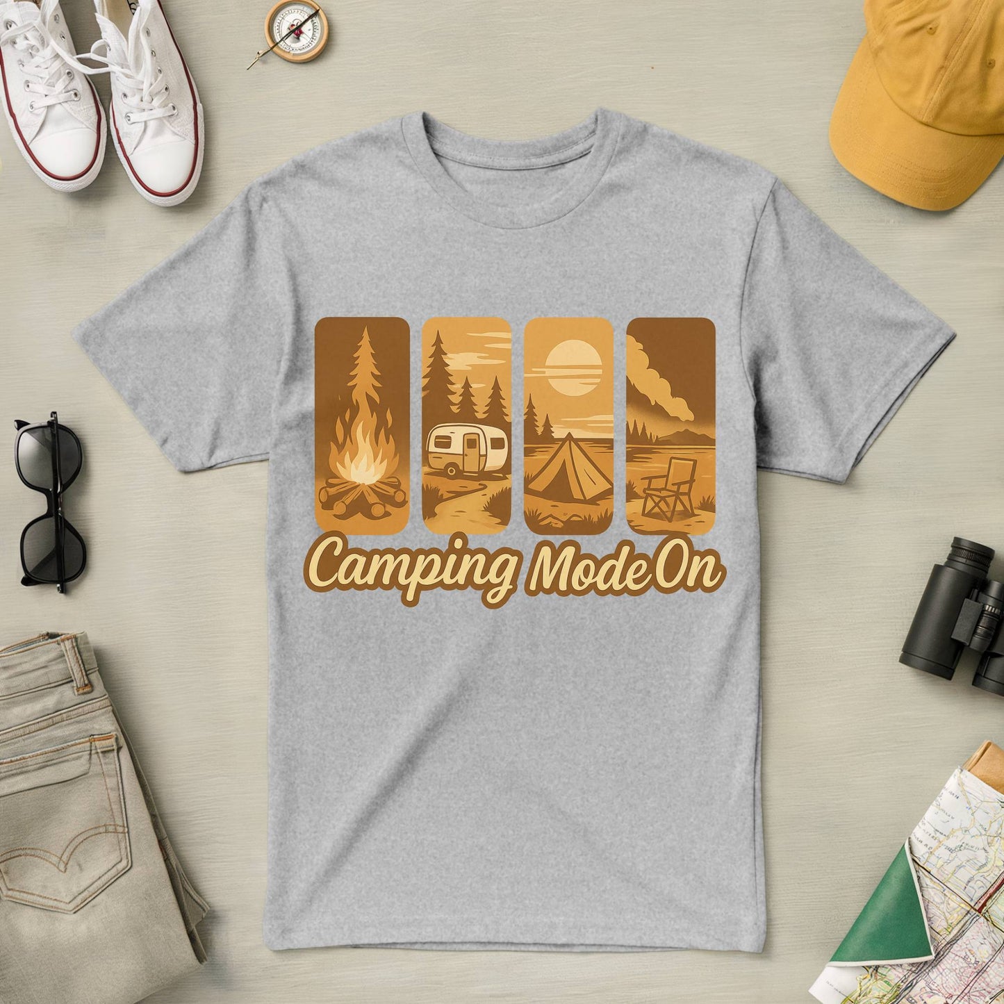 Camping Mode On Tee