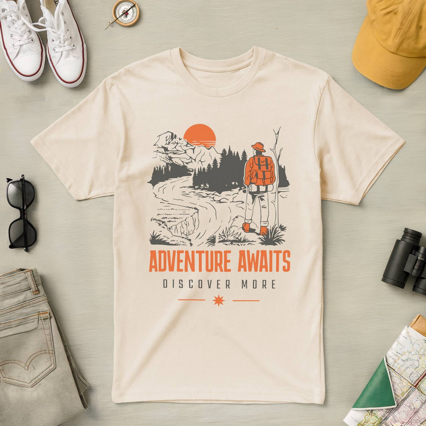 Adventure Awaits Discover More Tee
