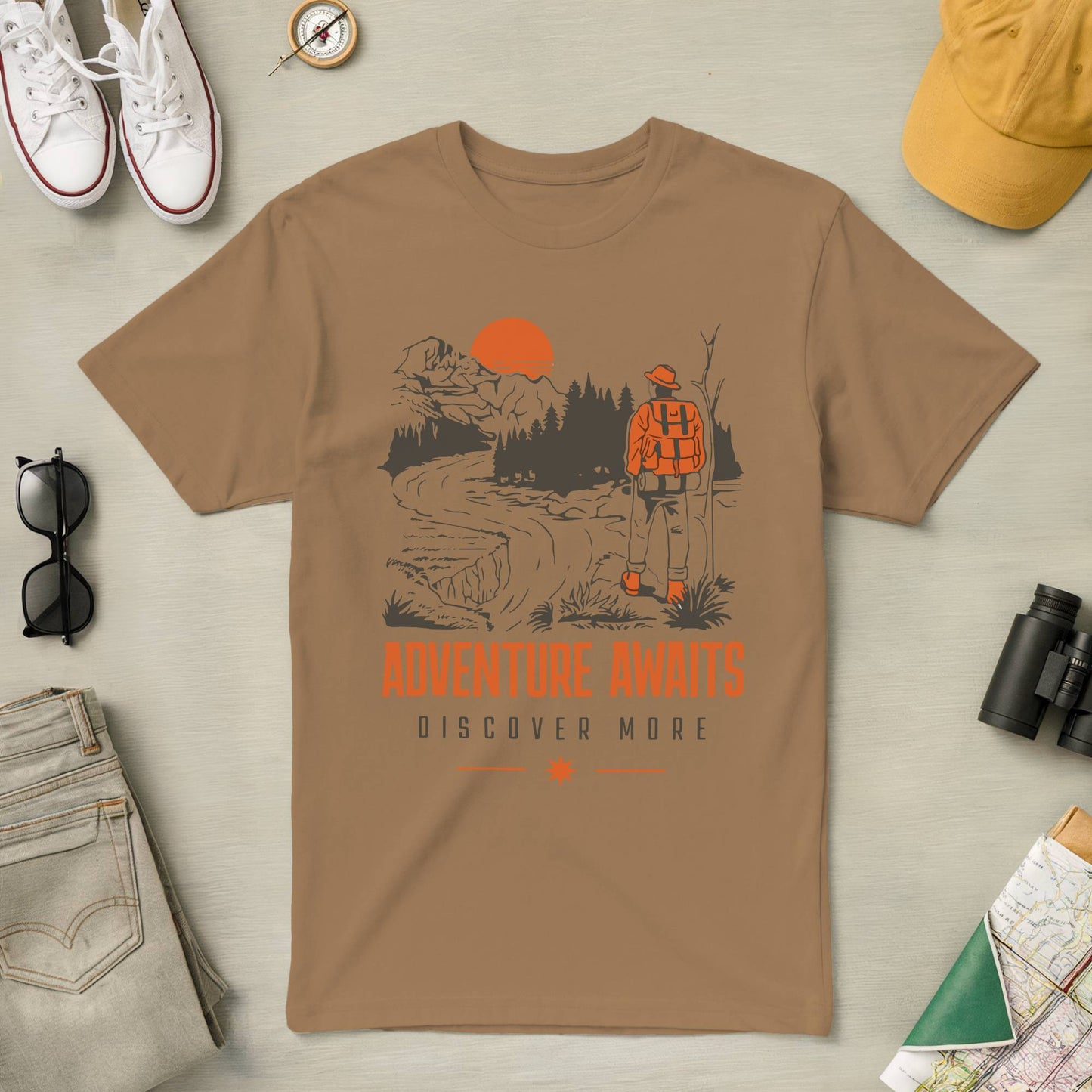 Adventure Awaits Discover More Tee