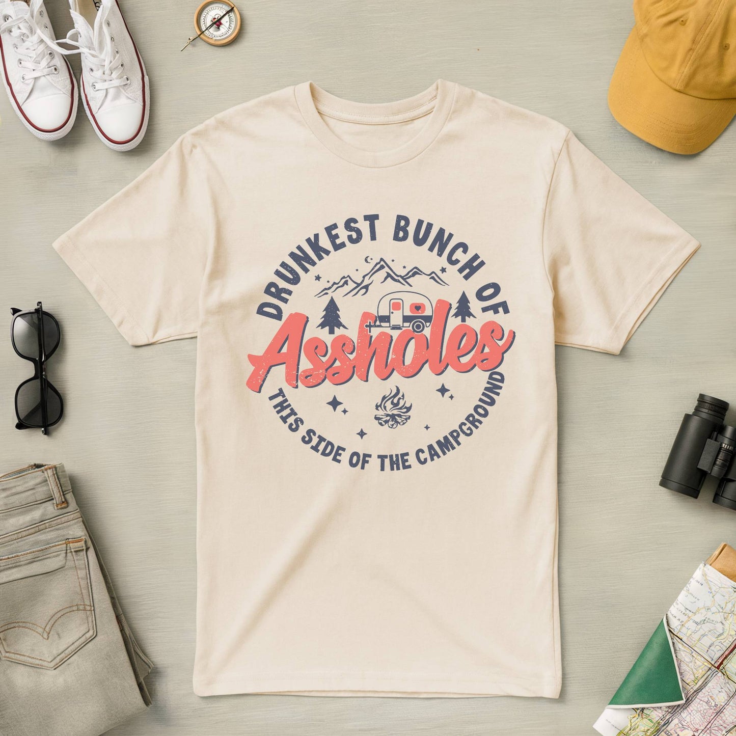 Drunkest Bunch of Aholes Tee