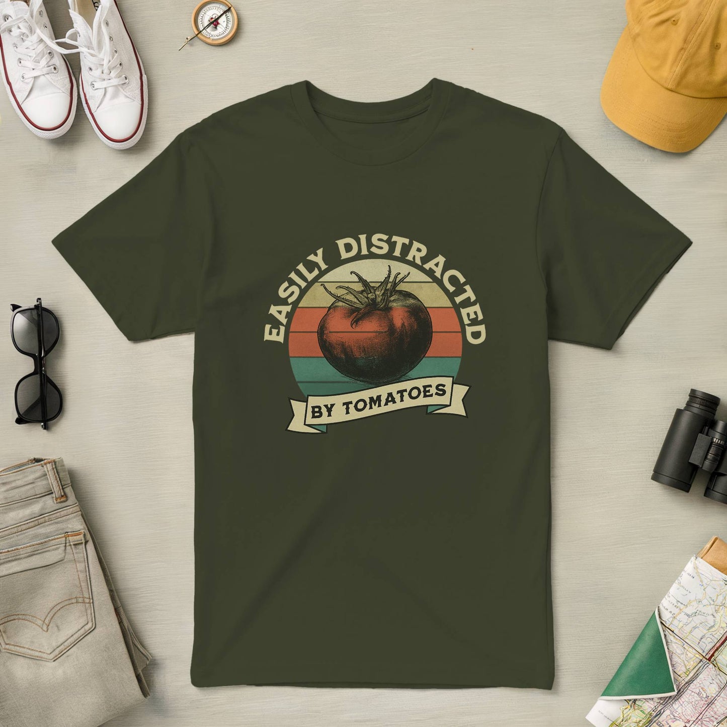 Easily Distracted by Tomatoes Tee