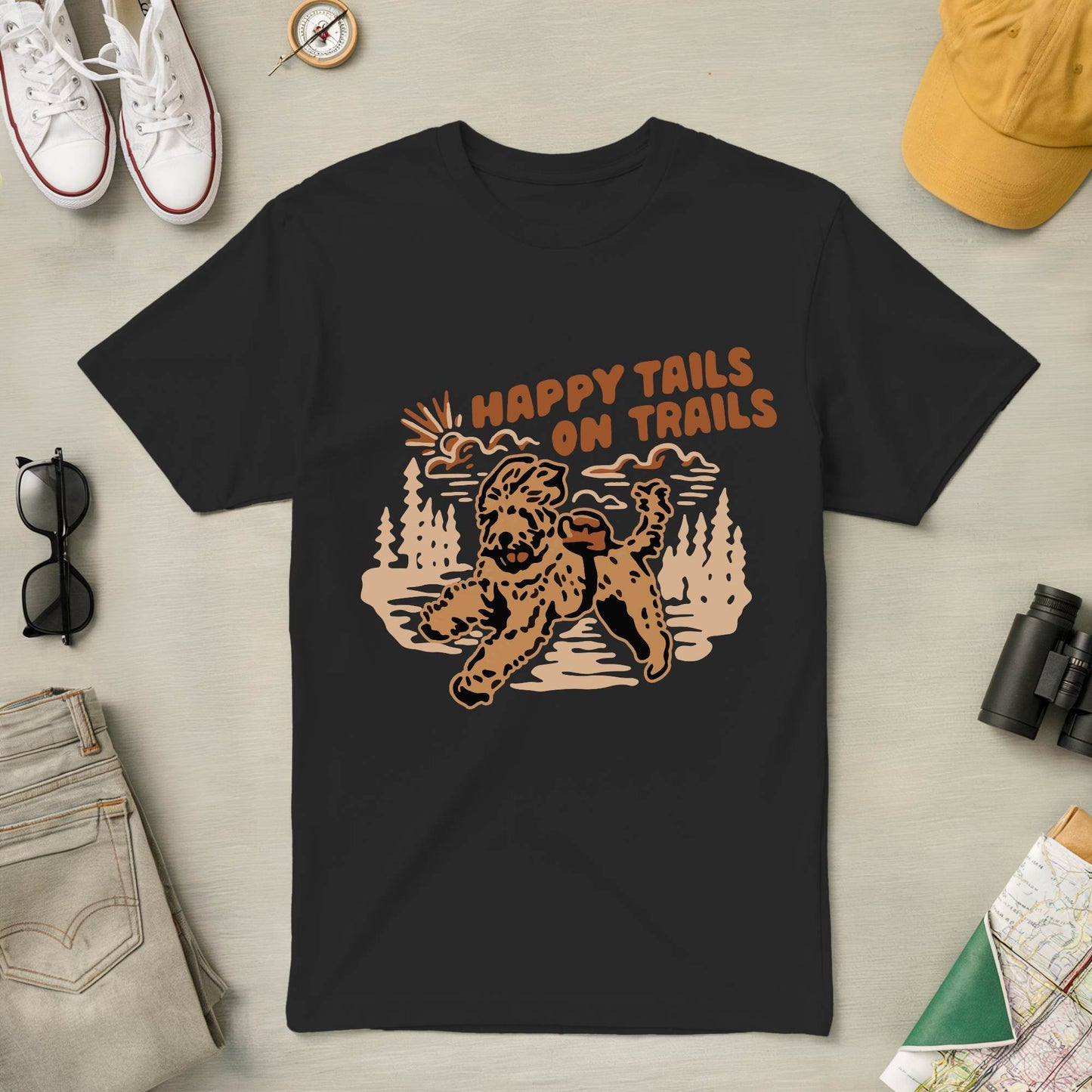 Happy Tails on Trails Tee