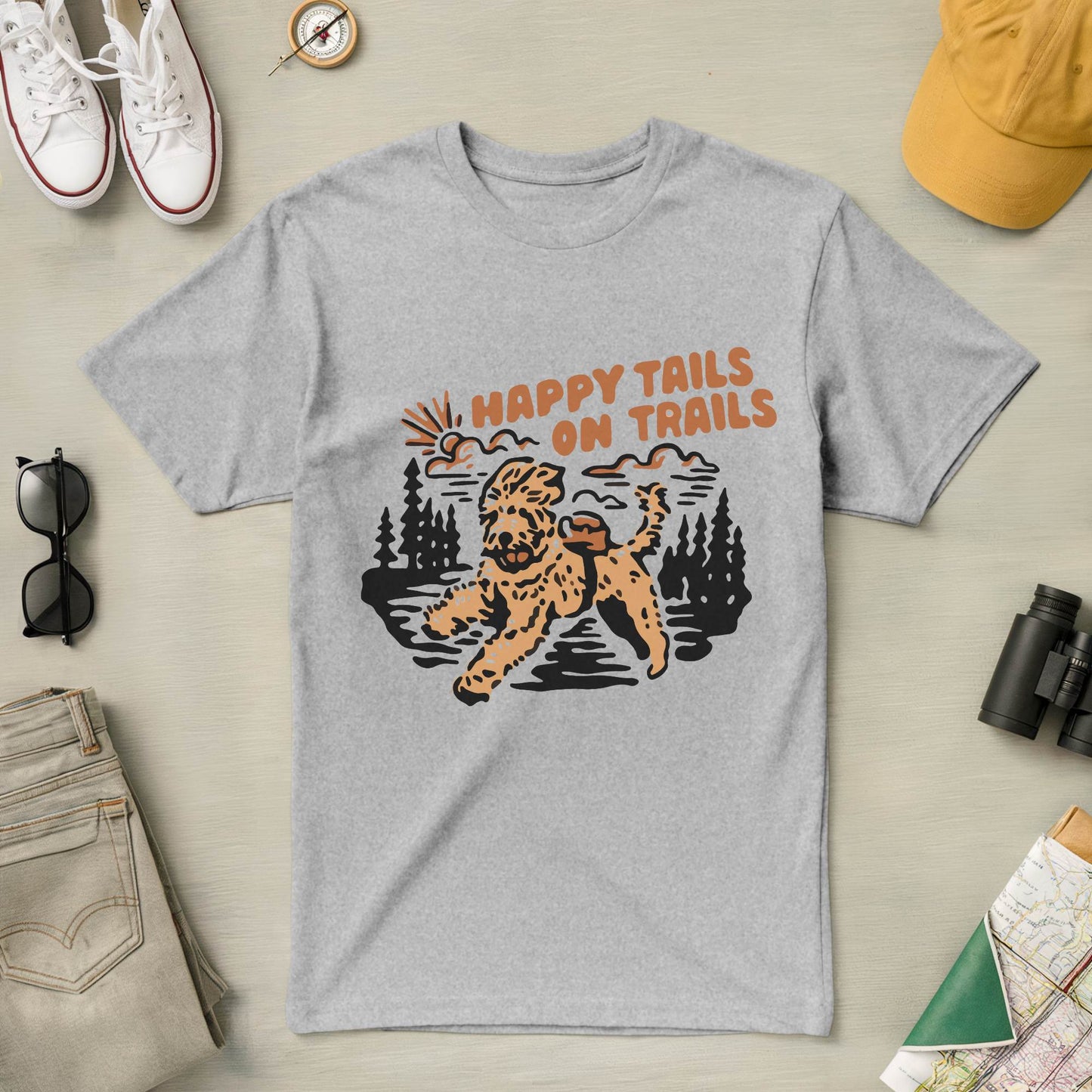 Happy Tails on Trails Tee