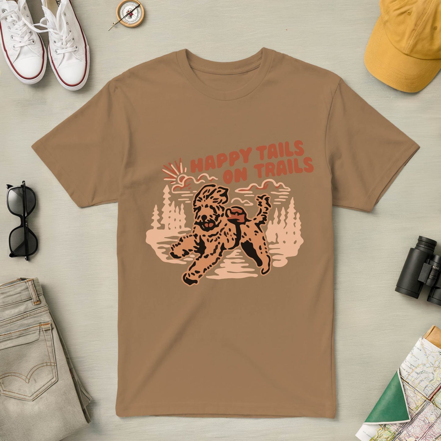 Happy Tails on Trails Tee