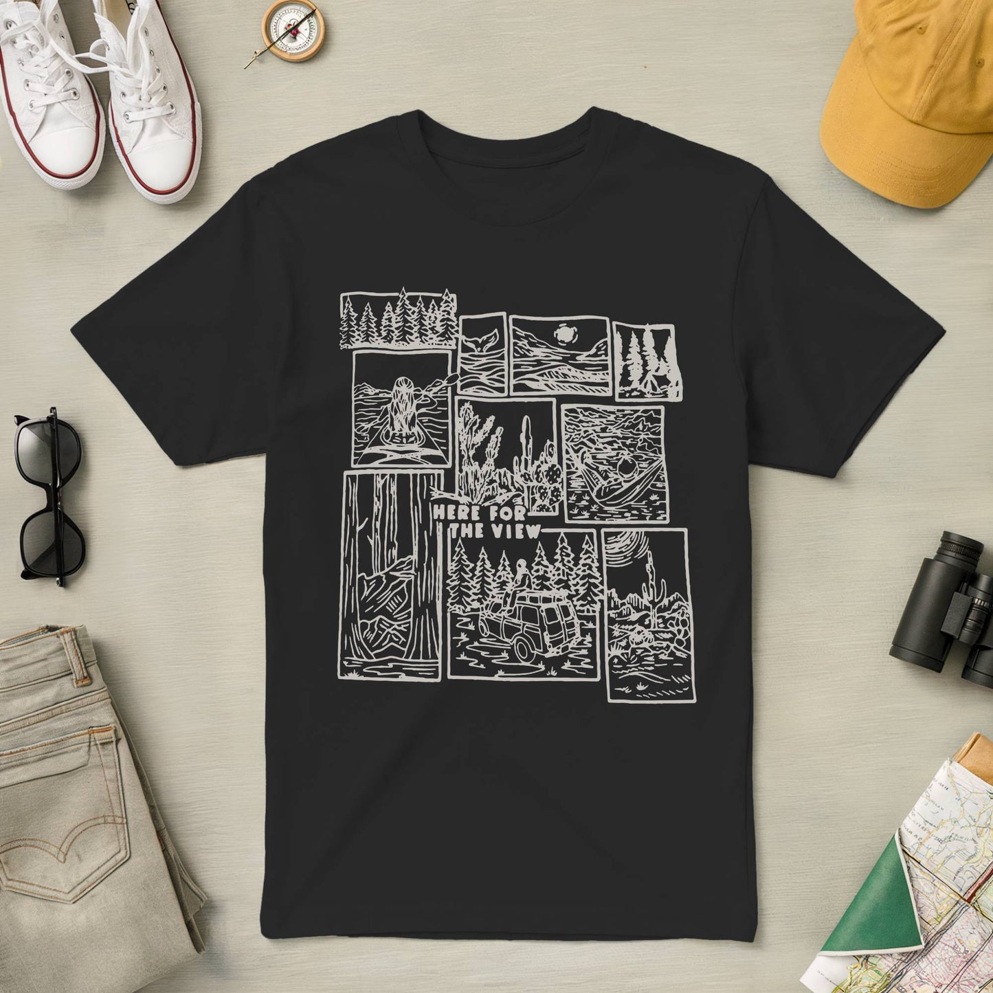 Here for the View Tee