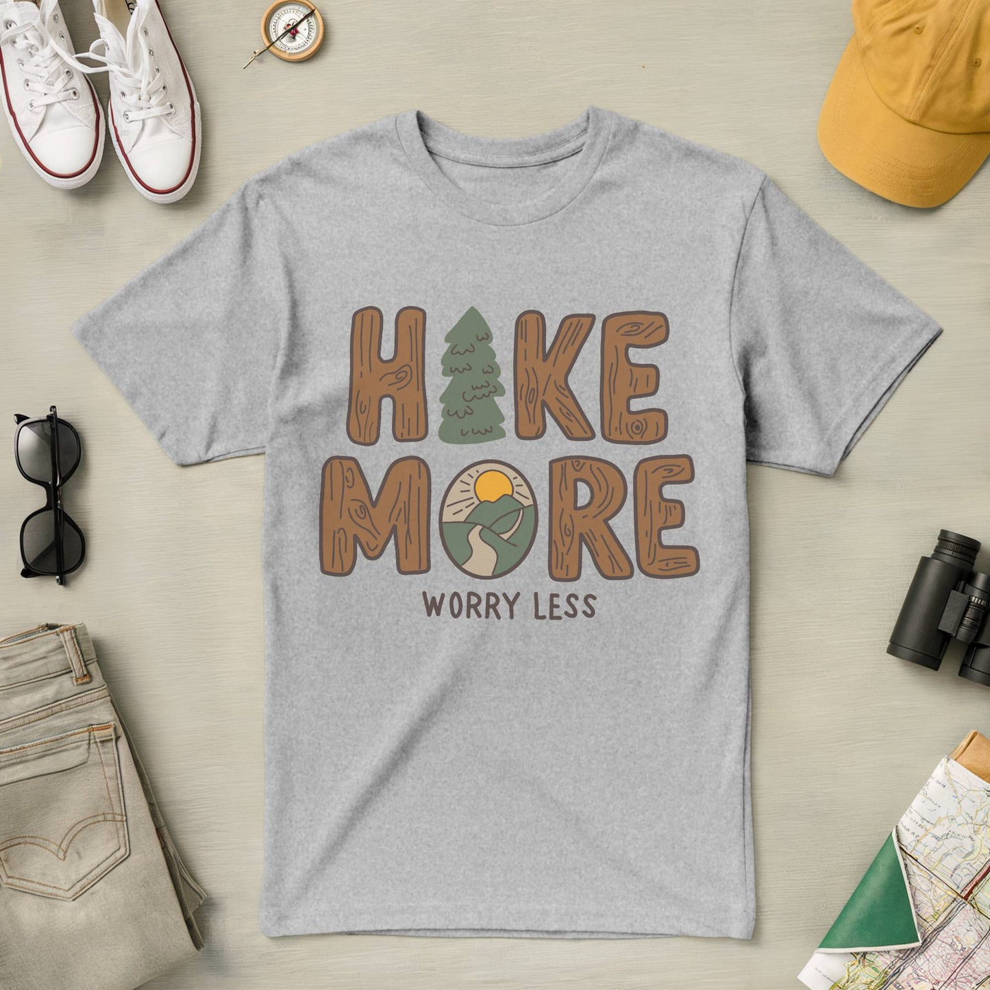 Hike More Worry Less Tee