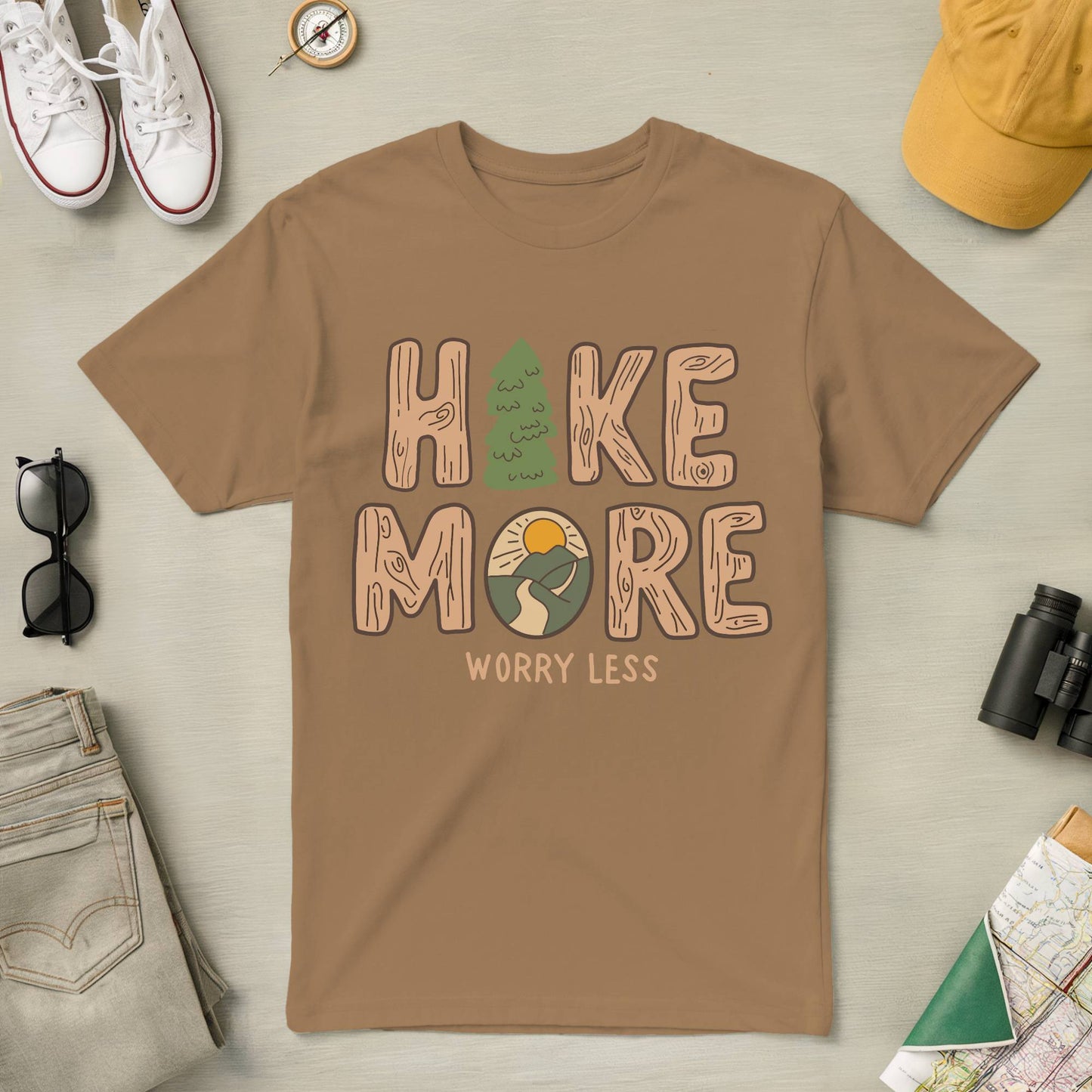 Hike More Worry Less Tee