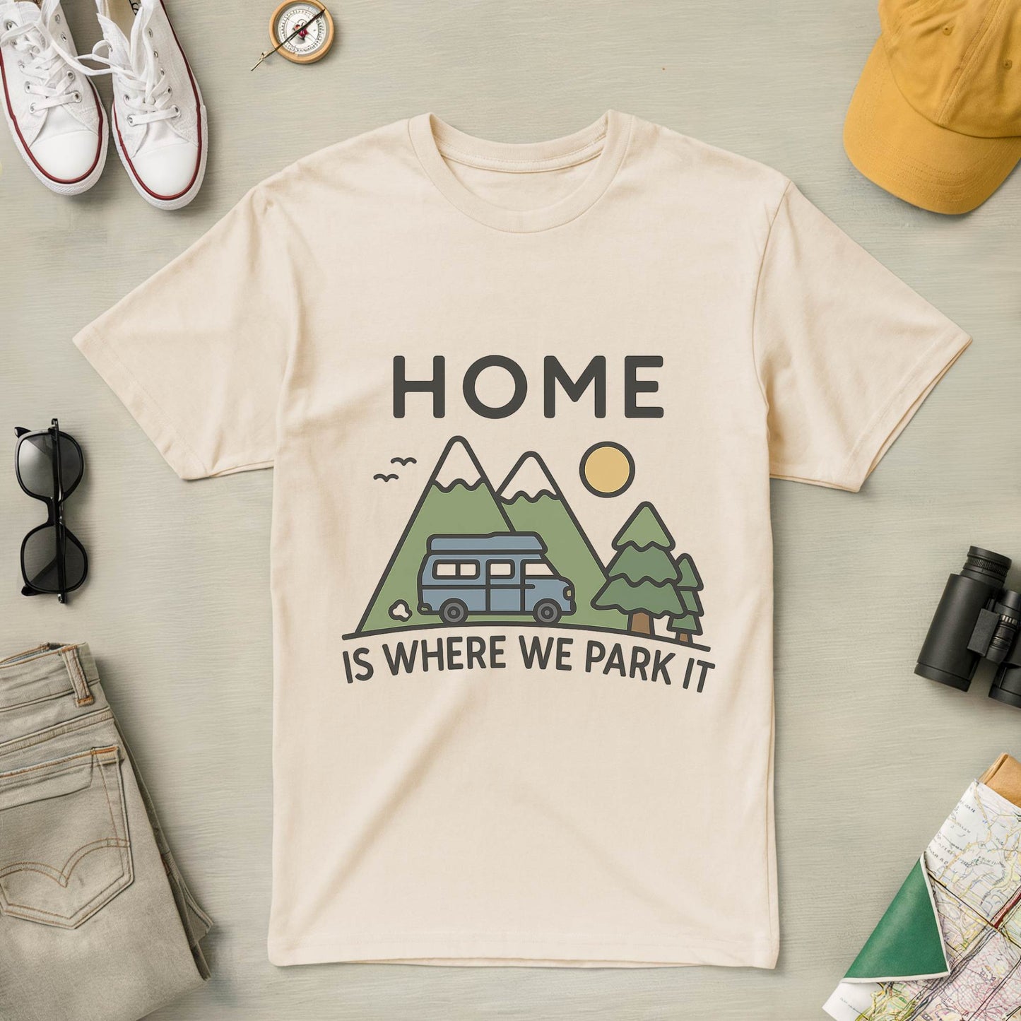 Home is Where We Park It Tee
