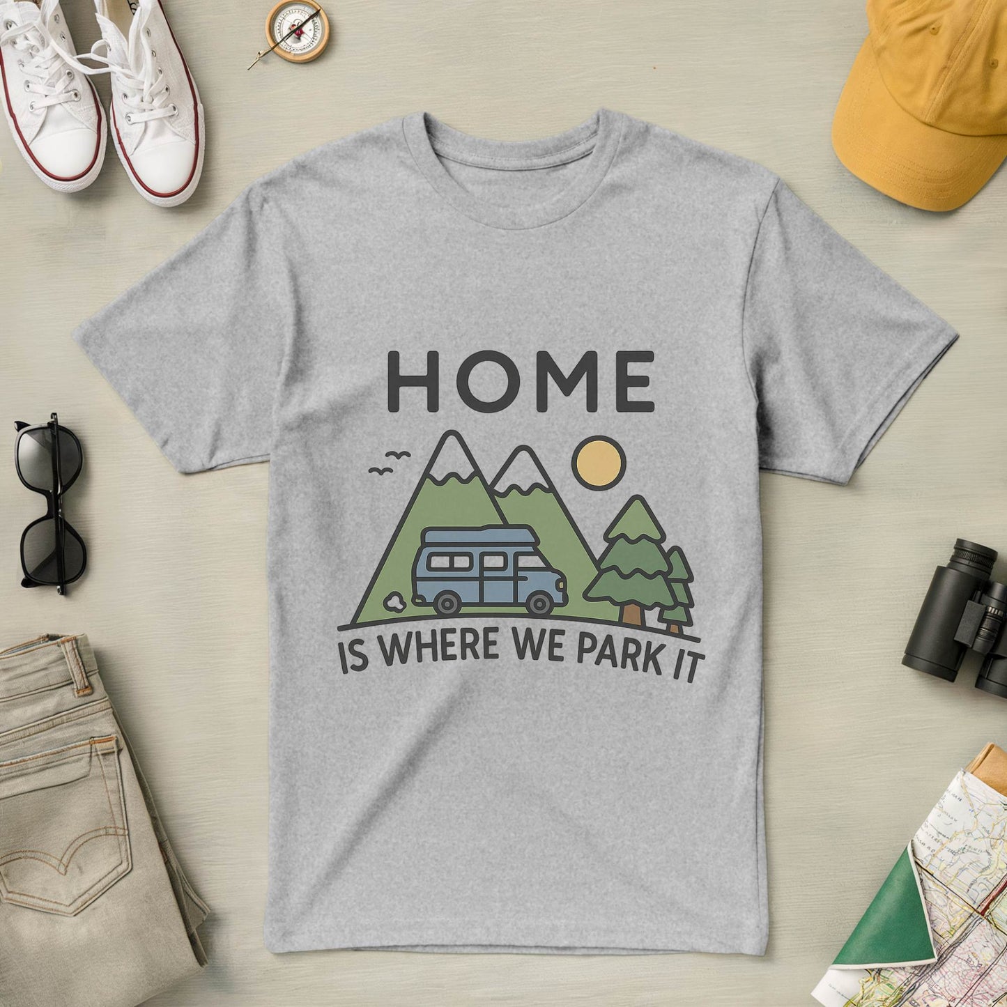 Home is Where We Park It Tee