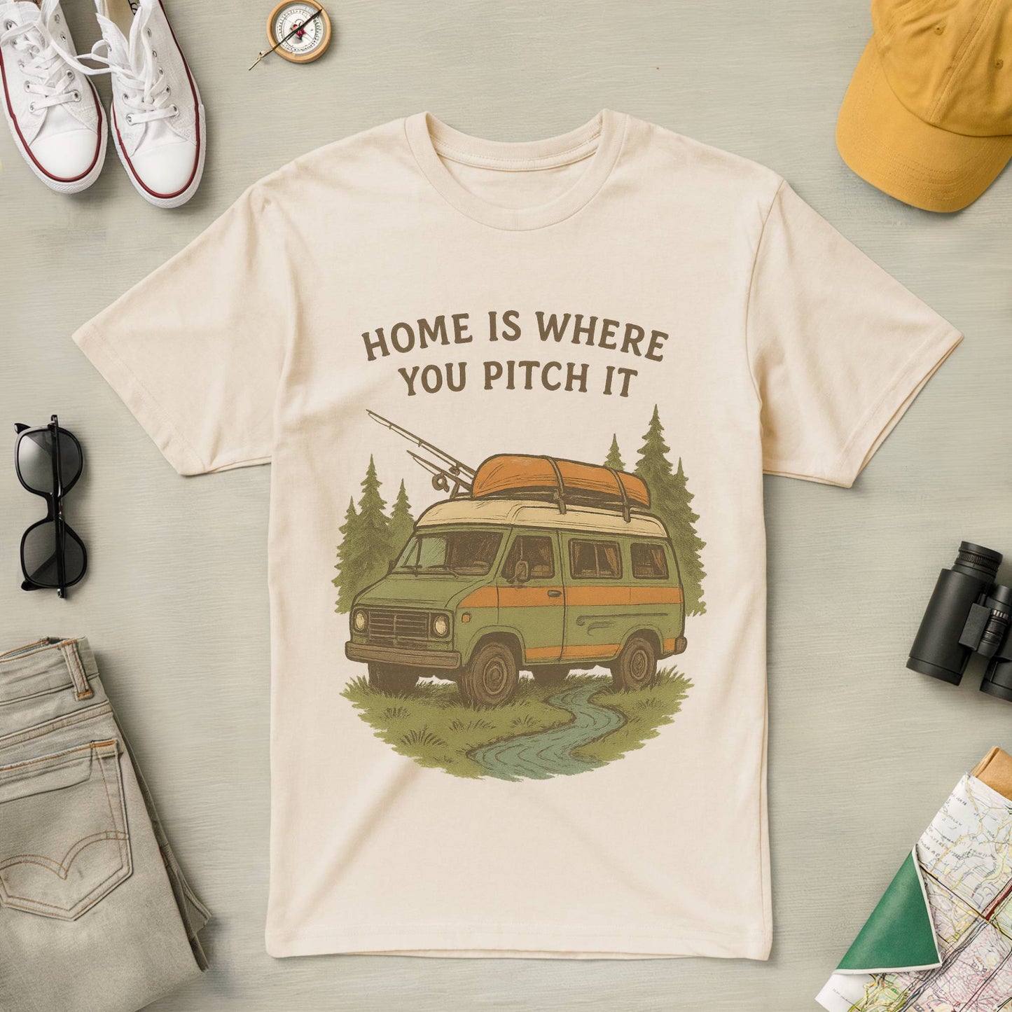 Home Is Where You Pitch It Tee