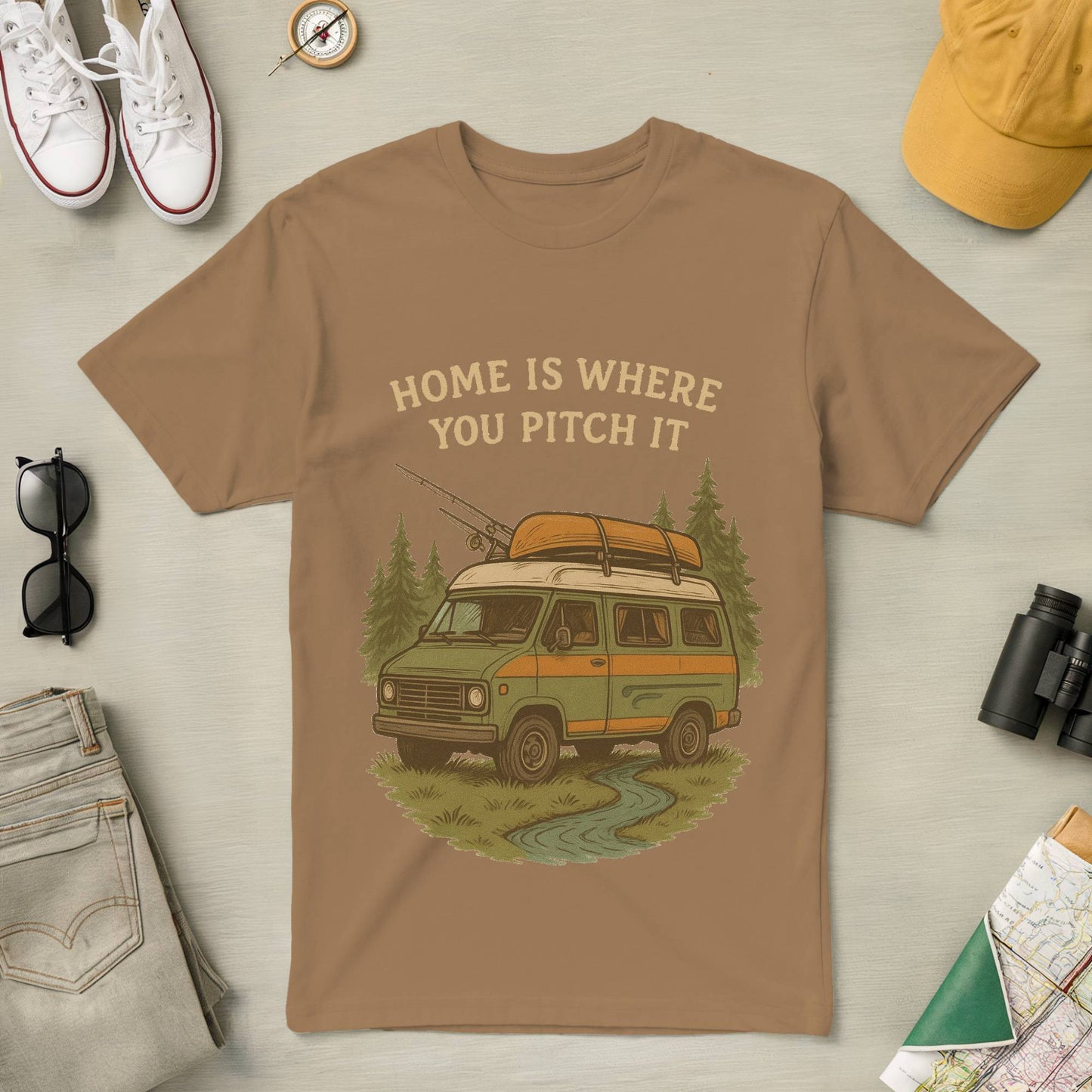 Home Is Where You Pitch It Tee