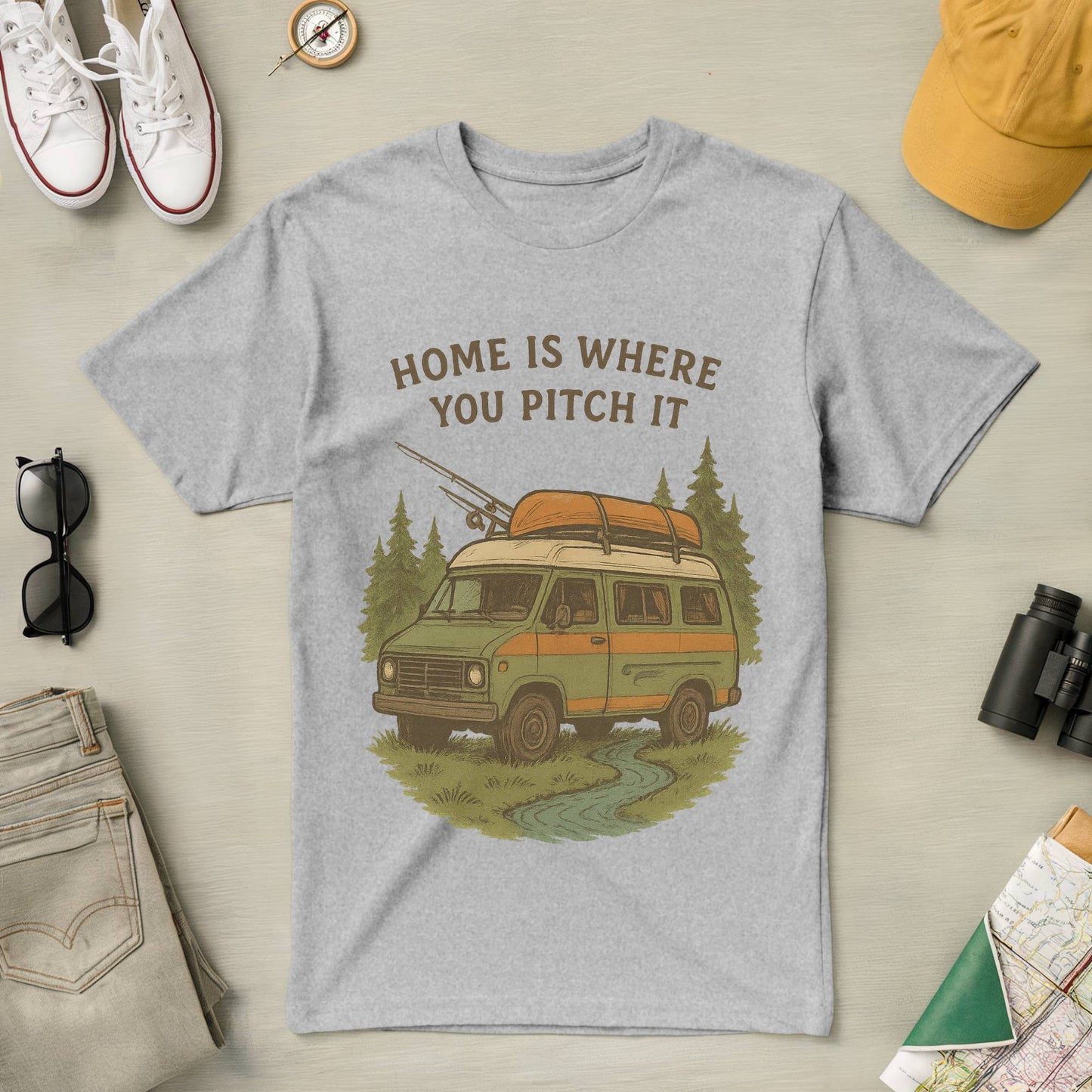 Home Is Where You Pitch It Tee