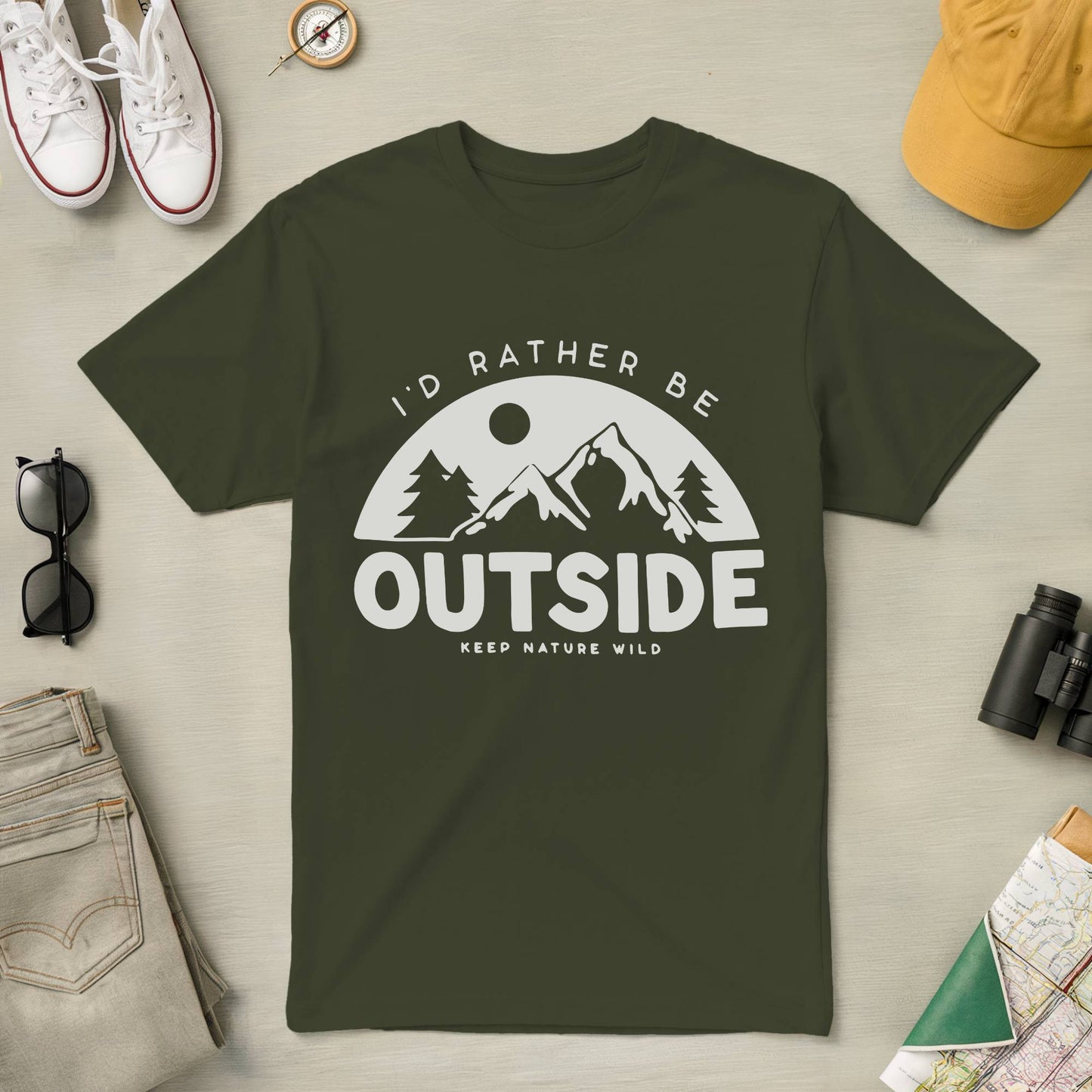 I'd Rather Be Outside Tee