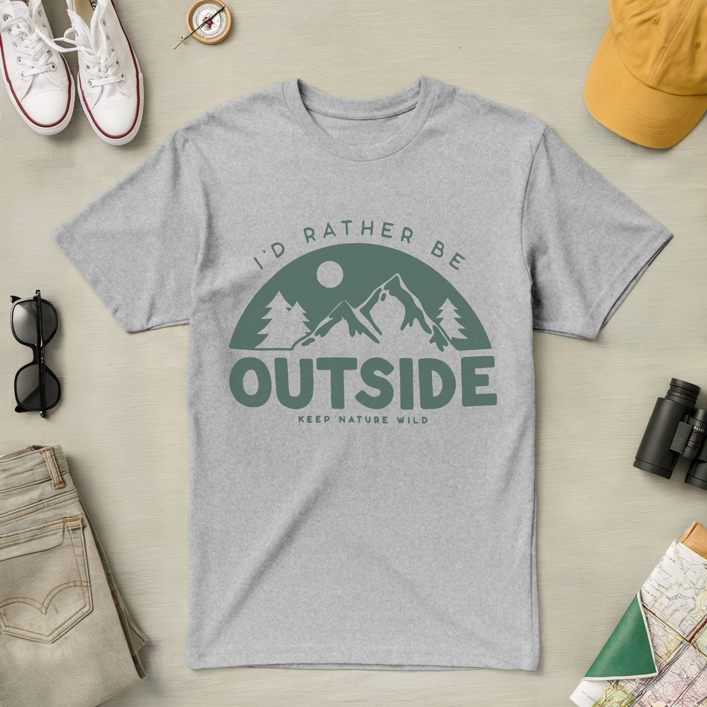 I'd Rather Be Outside Tee