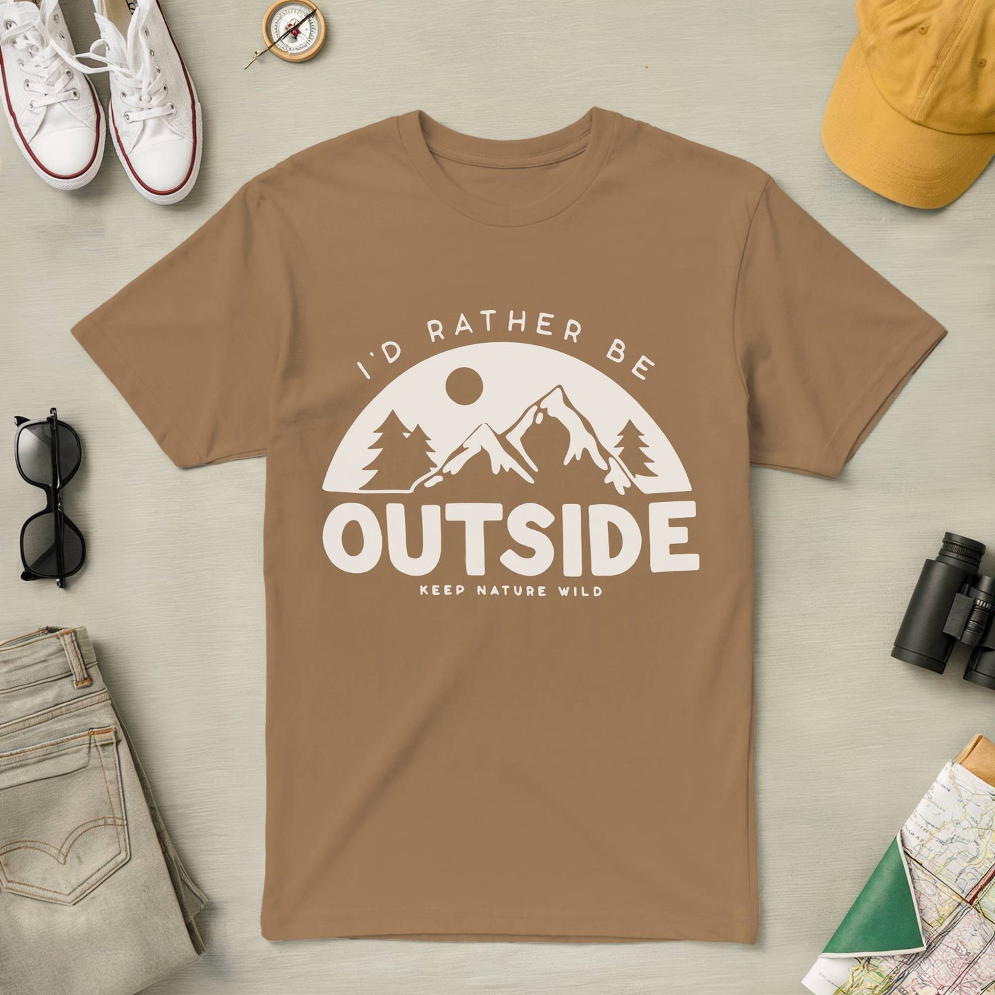 I'd Rather Be Outside Tee
