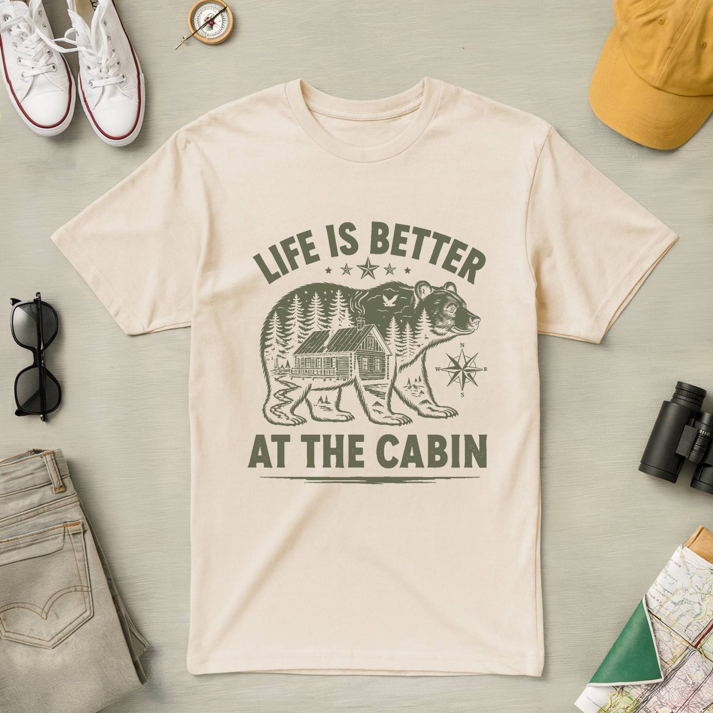 Life is Better at the Cabin Tee