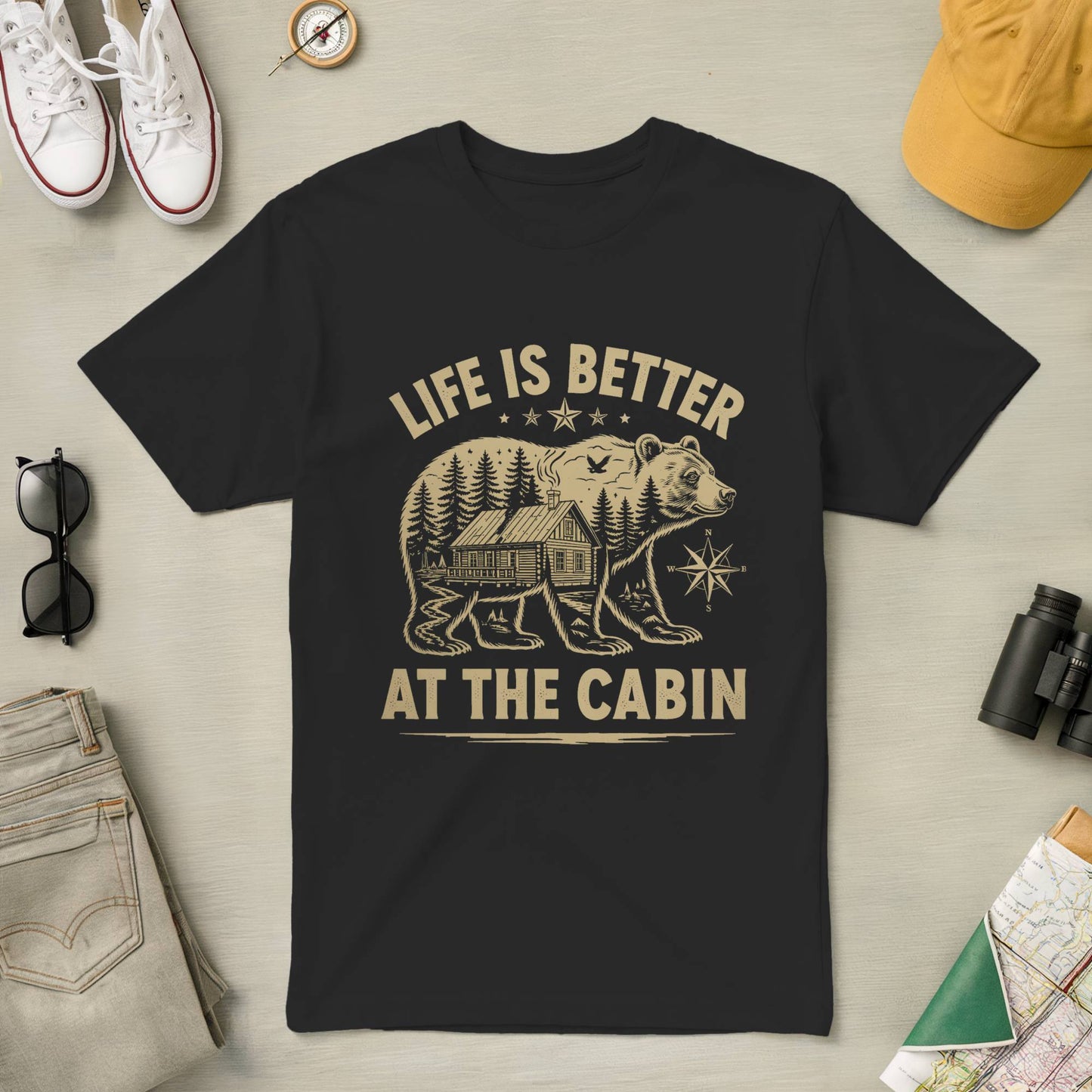 Life is Better at the Cabin Tee