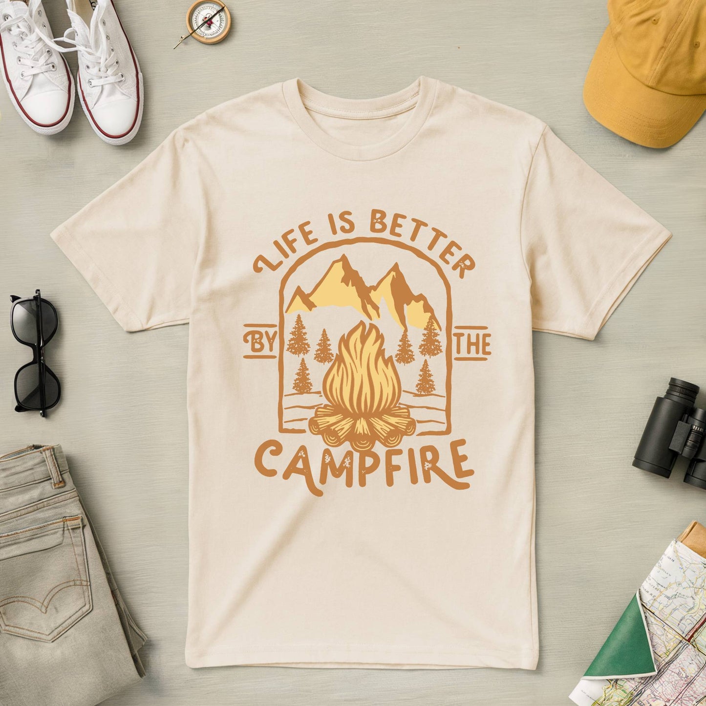 Life is Better by the Fire Tee