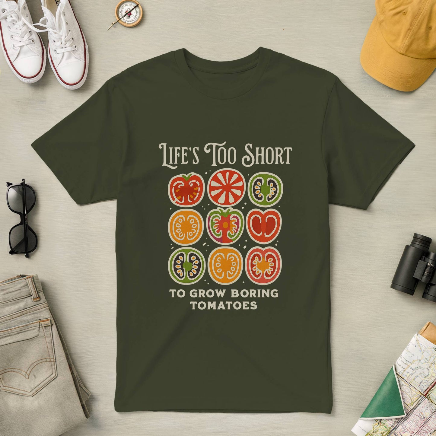 Life Too Short to Grow Boring Tomatoes Tee