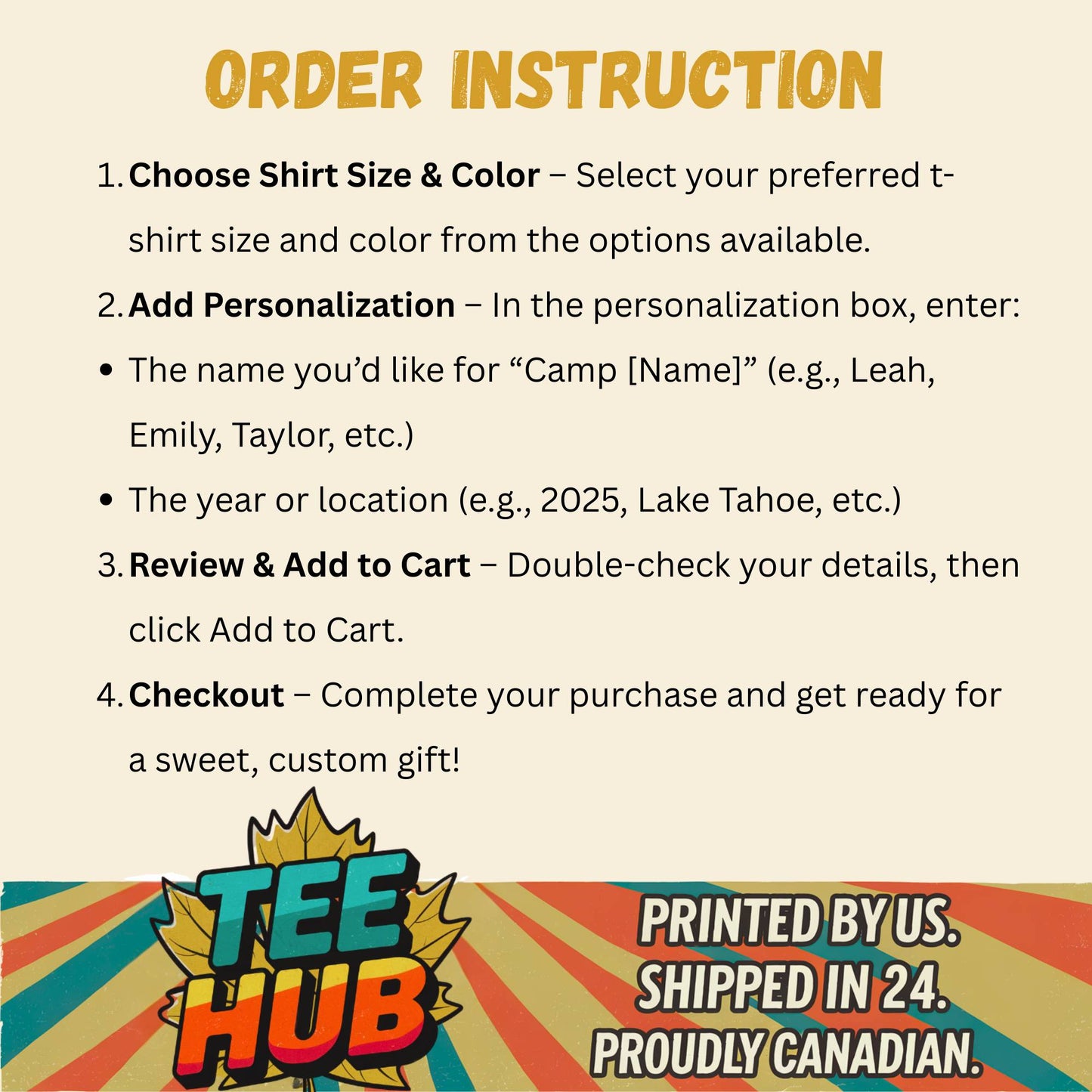 Camp Emily Tee (Personalized)