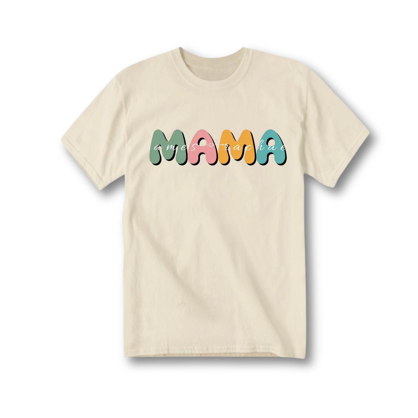 Mama with kids' names Tee