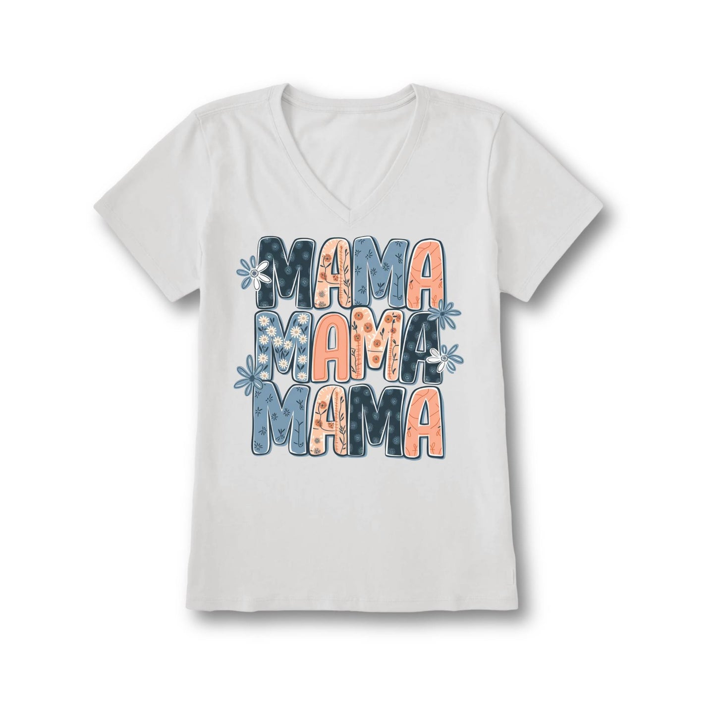 Mama Vneck Tee