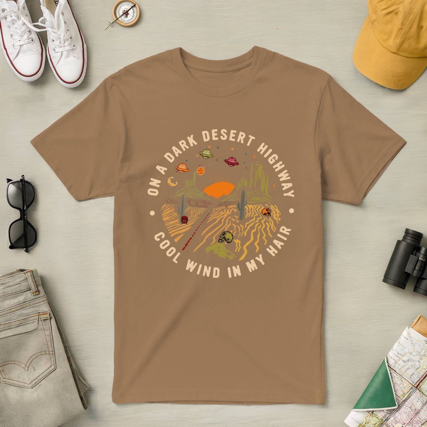 On a Dark Desert Highway Tee