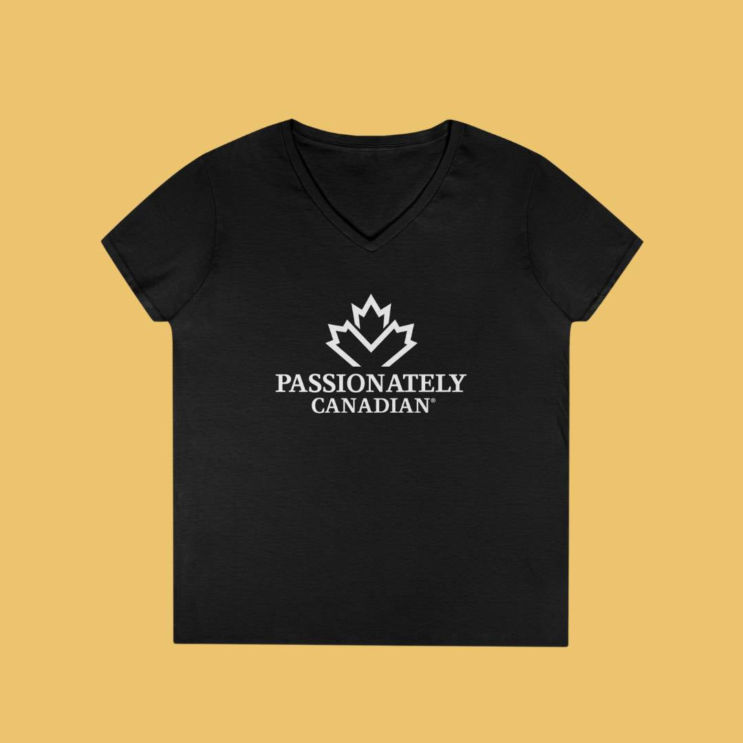 Passionately Canadian Vneck Tee