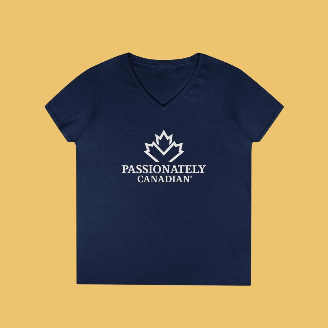 Passionately Canadian Vneck Tee