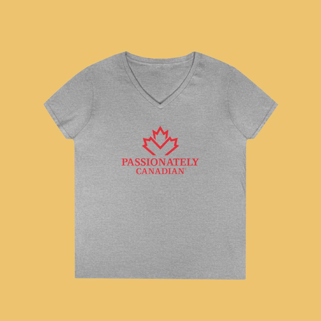 Passionately Canadian Vneck Tee