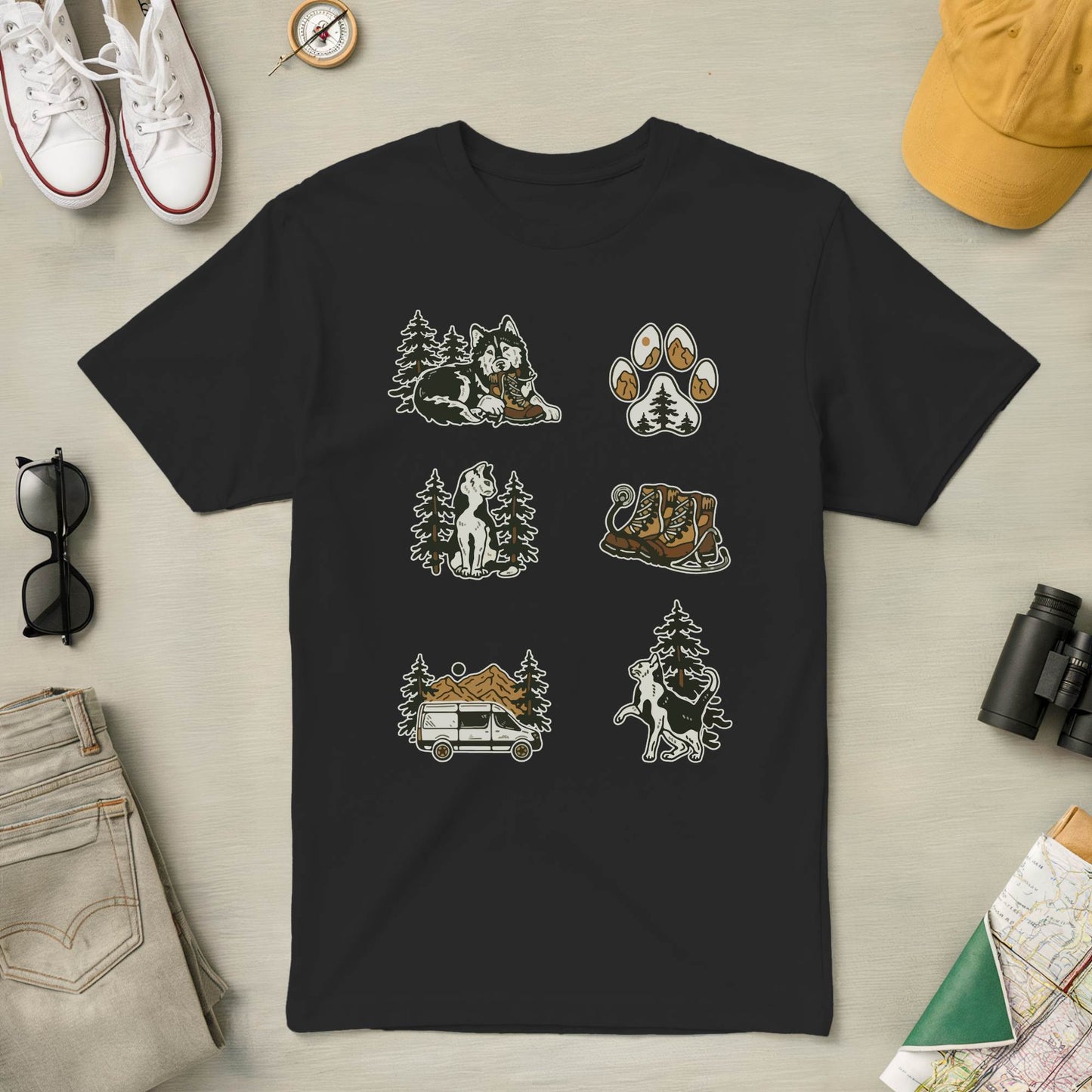 Pine and Paw Tee