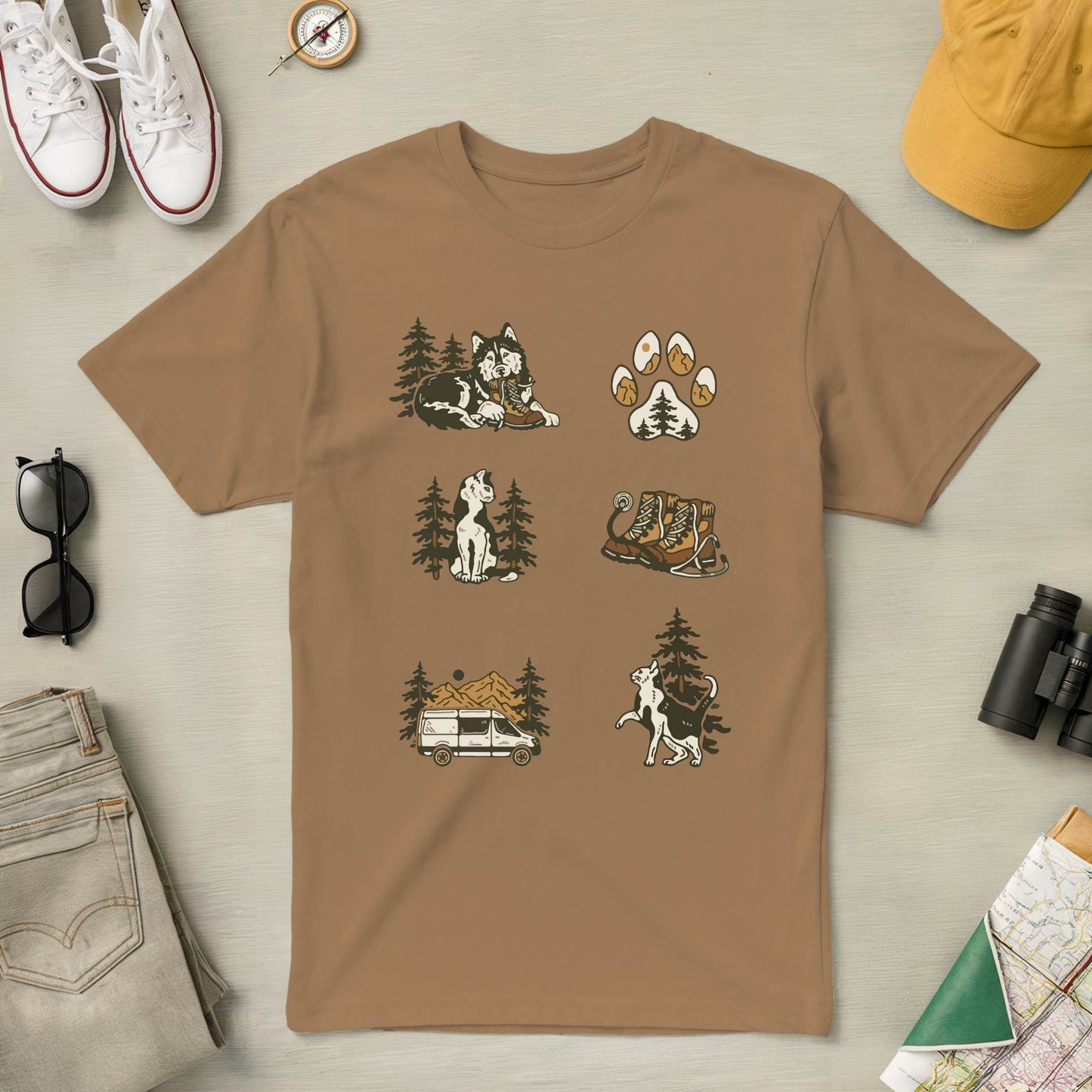 Pine and Paw Tee