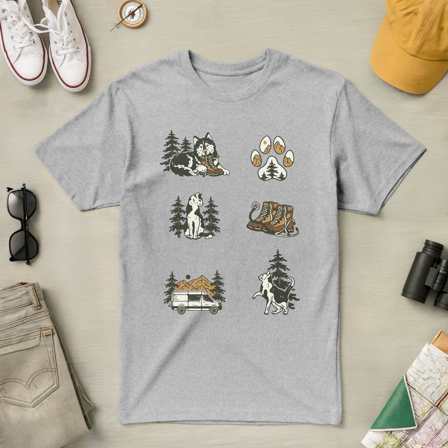 Pine and Paw Tee