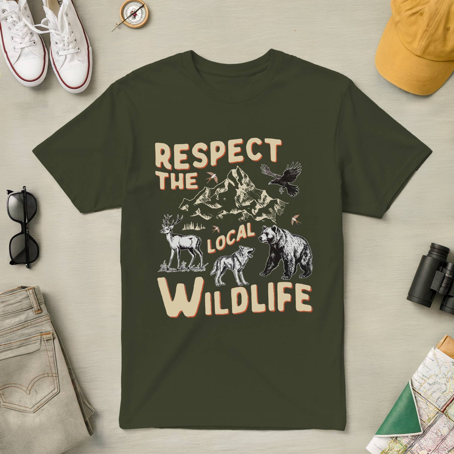 Respect the Local Wildlife Tee
