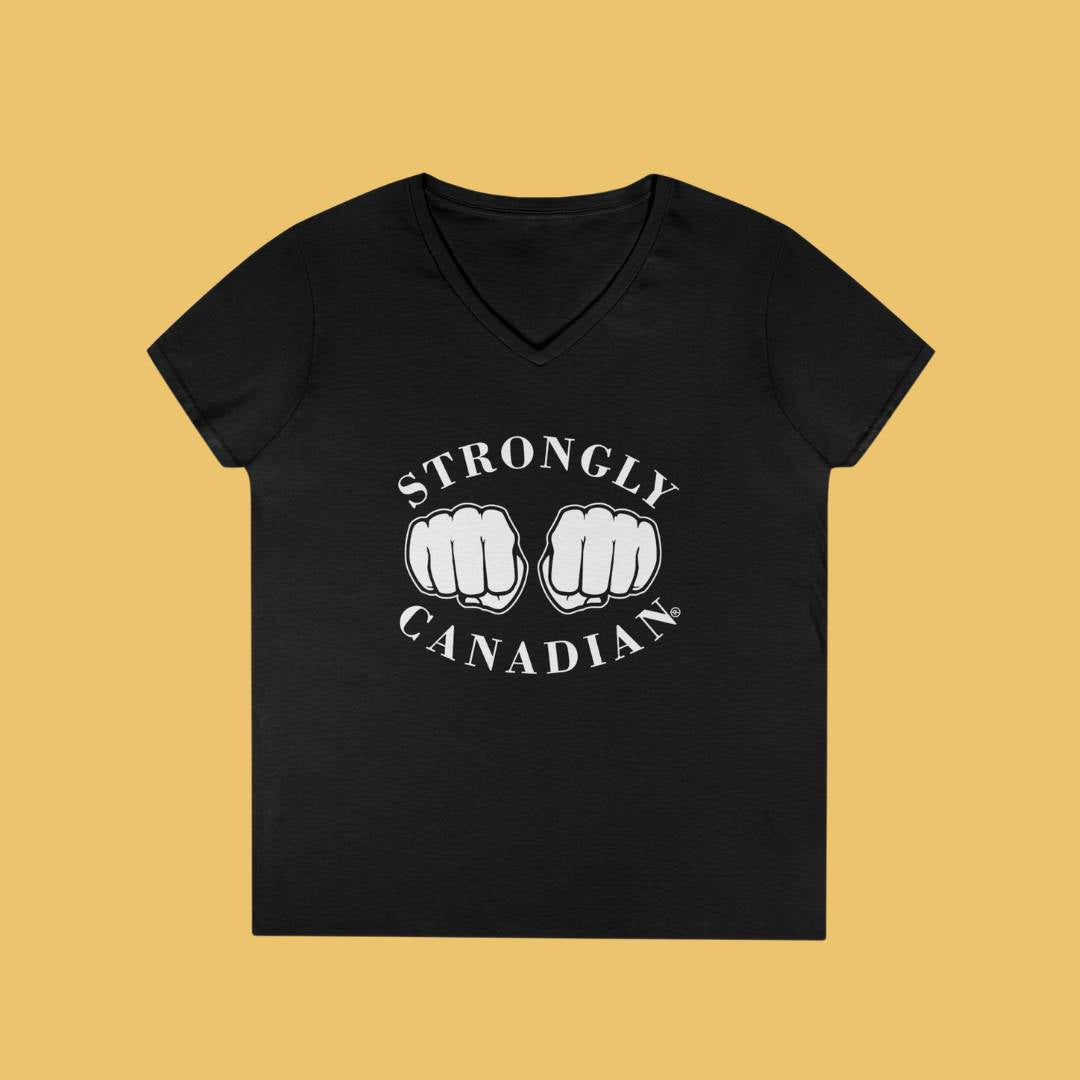 Strongly Canadian Vneck Tee