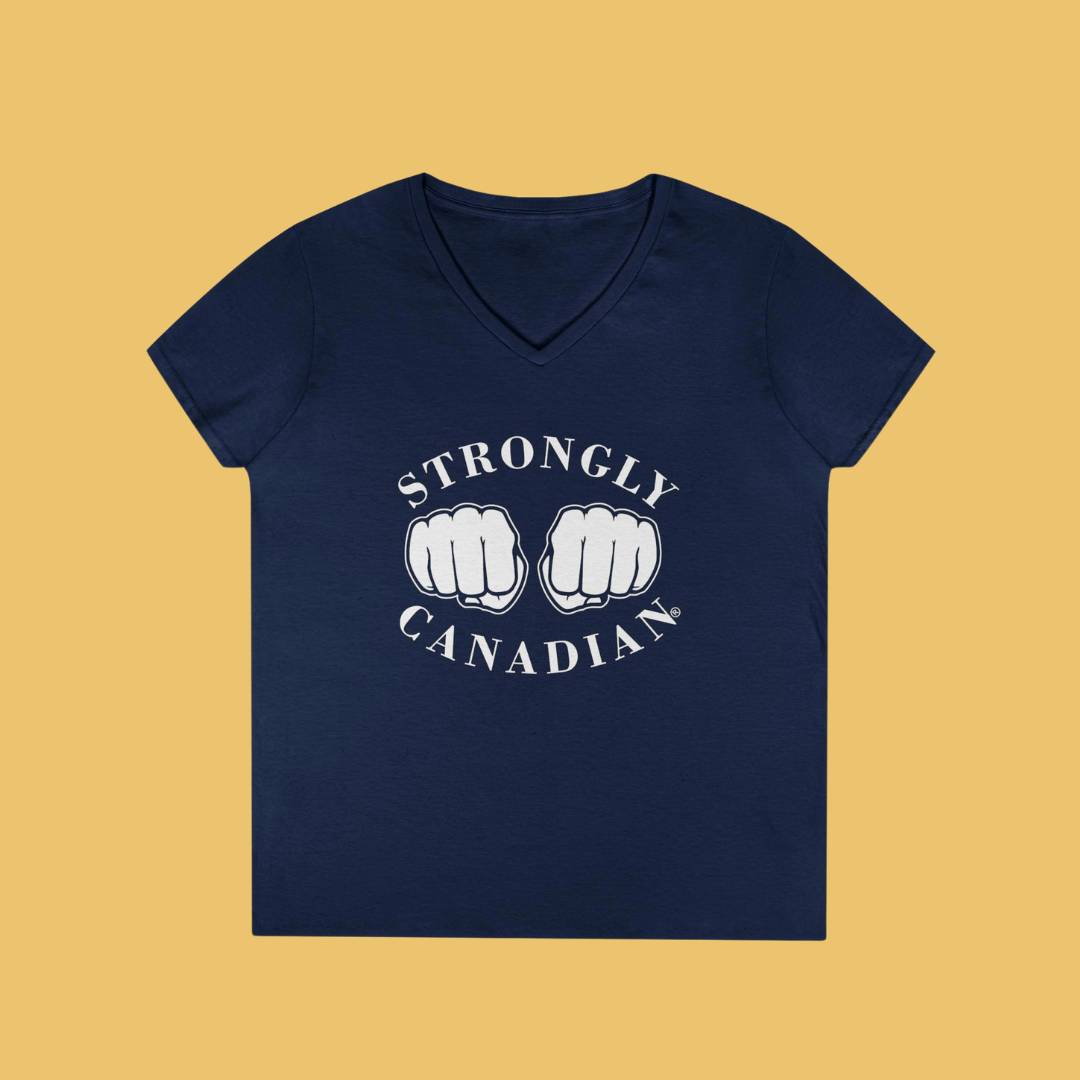 Strongly Canadian Vneck Tee