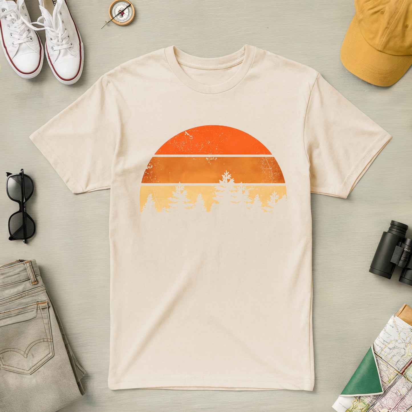 Sunset Retro Tee