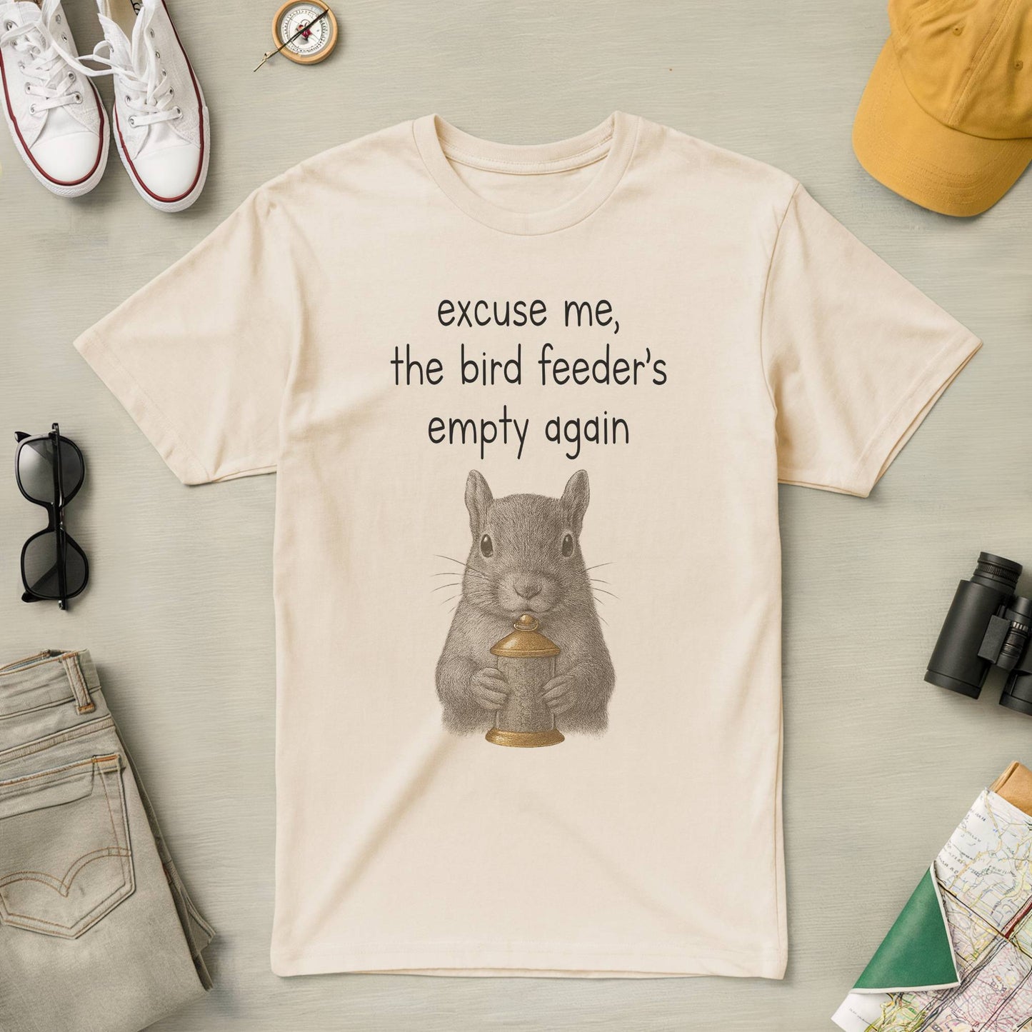 The Bird Feeder's Empty Again Tee