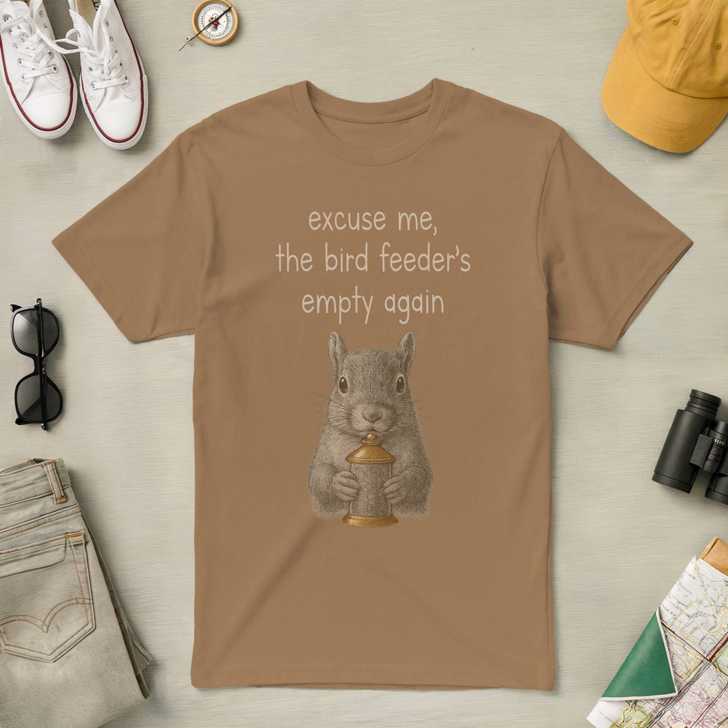 The Bird Feeder's Empty Again Tee