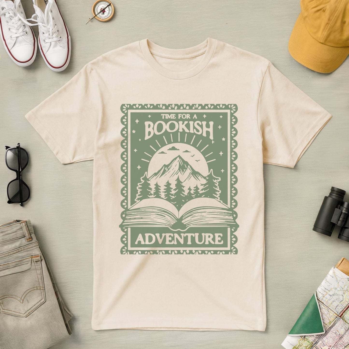 Time for A Bookish Adventure Tee